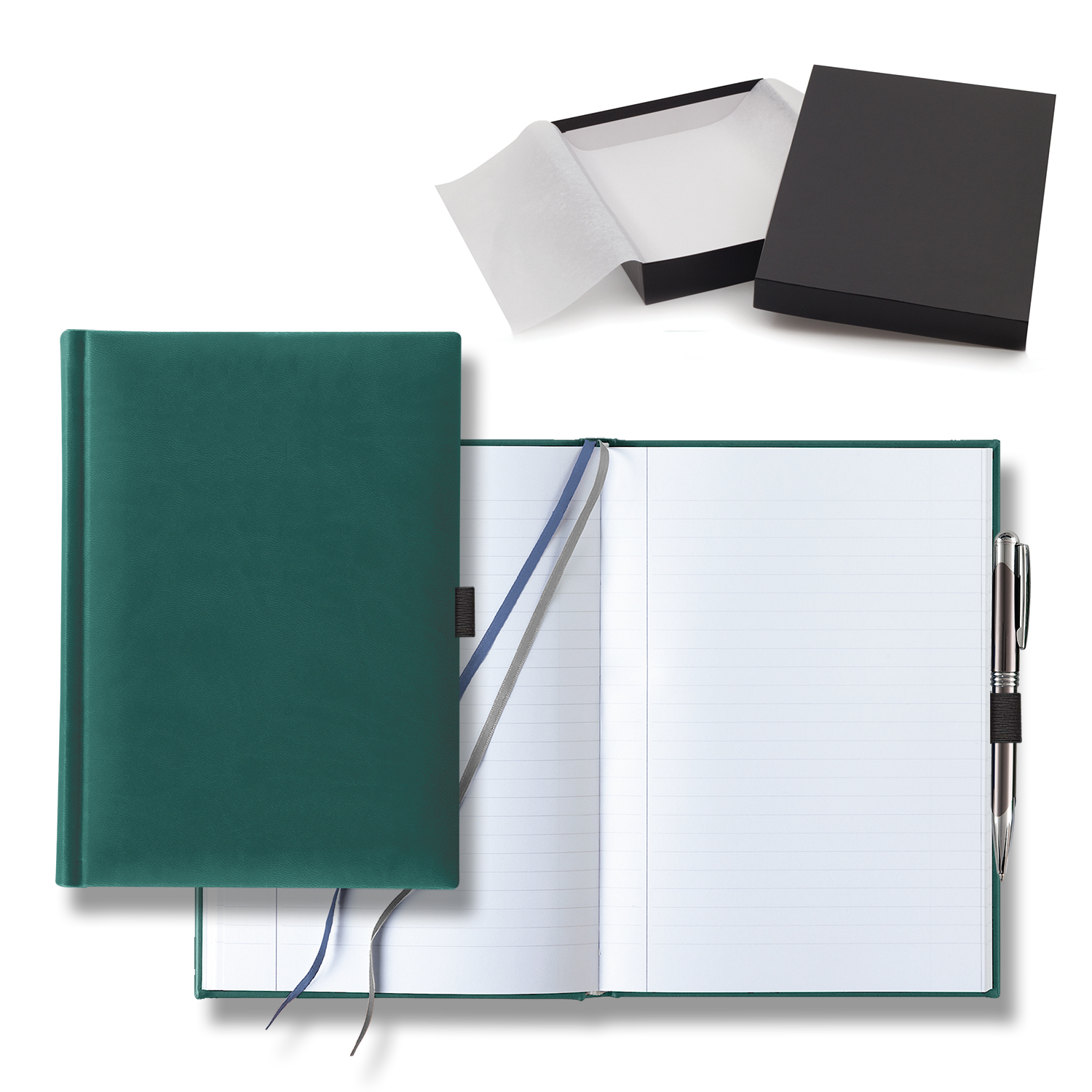 Picture of Castelli Tucson Grande Lined White Page Journal Gift Set