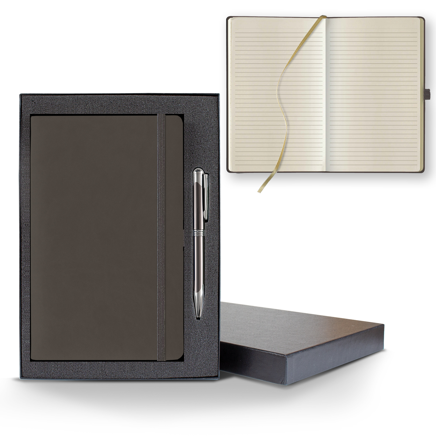 Picture of Castelli Tucson Medio Lined Ivory Page Journal Gift Set