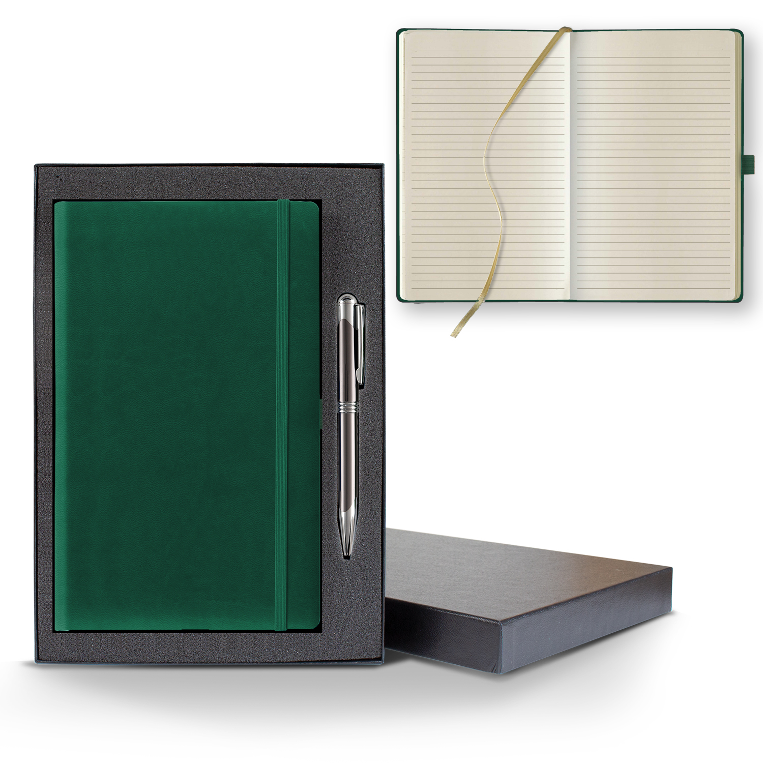 Picture of Castelli Tucson Medio Lined Ivory Page Journal Gift Set