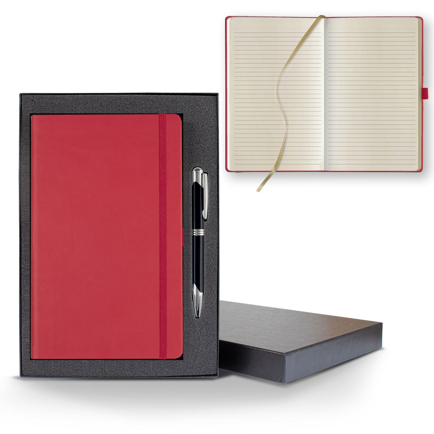 Picture of Castelli Tucson Medio Lined Ivory Page Journal Gift Set