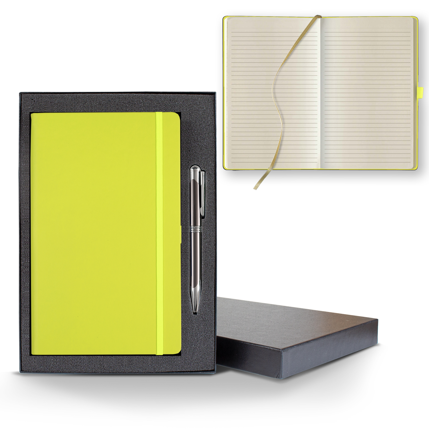 Picture of Castelli Tucson Medio Lined Ivory Page Journal Gift Set