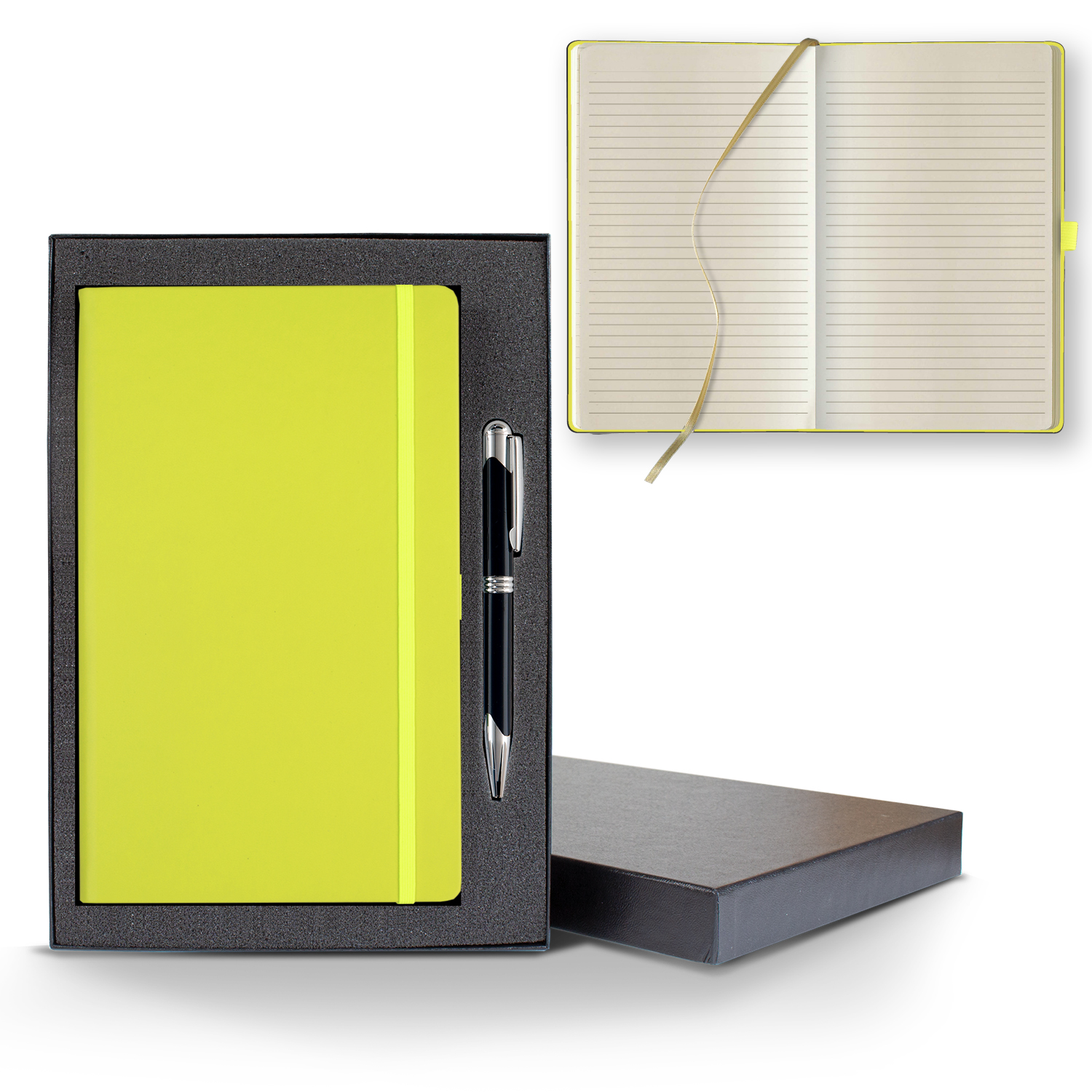 Picture of Castelli Tucson Medio Lined Ivory Page Journal Gift Set