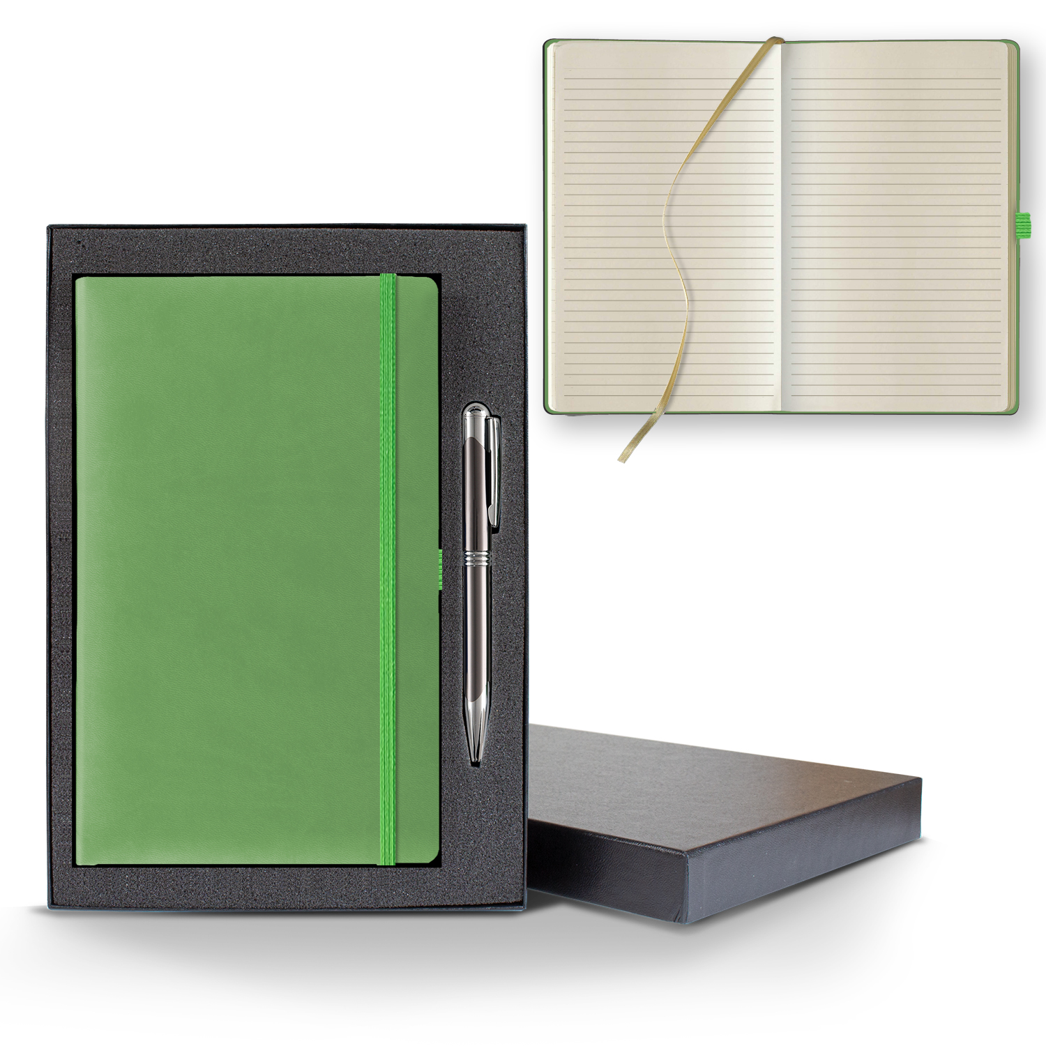 Picture of Castelli Tucson Medio Lined Ivory Page Journal Gift Set