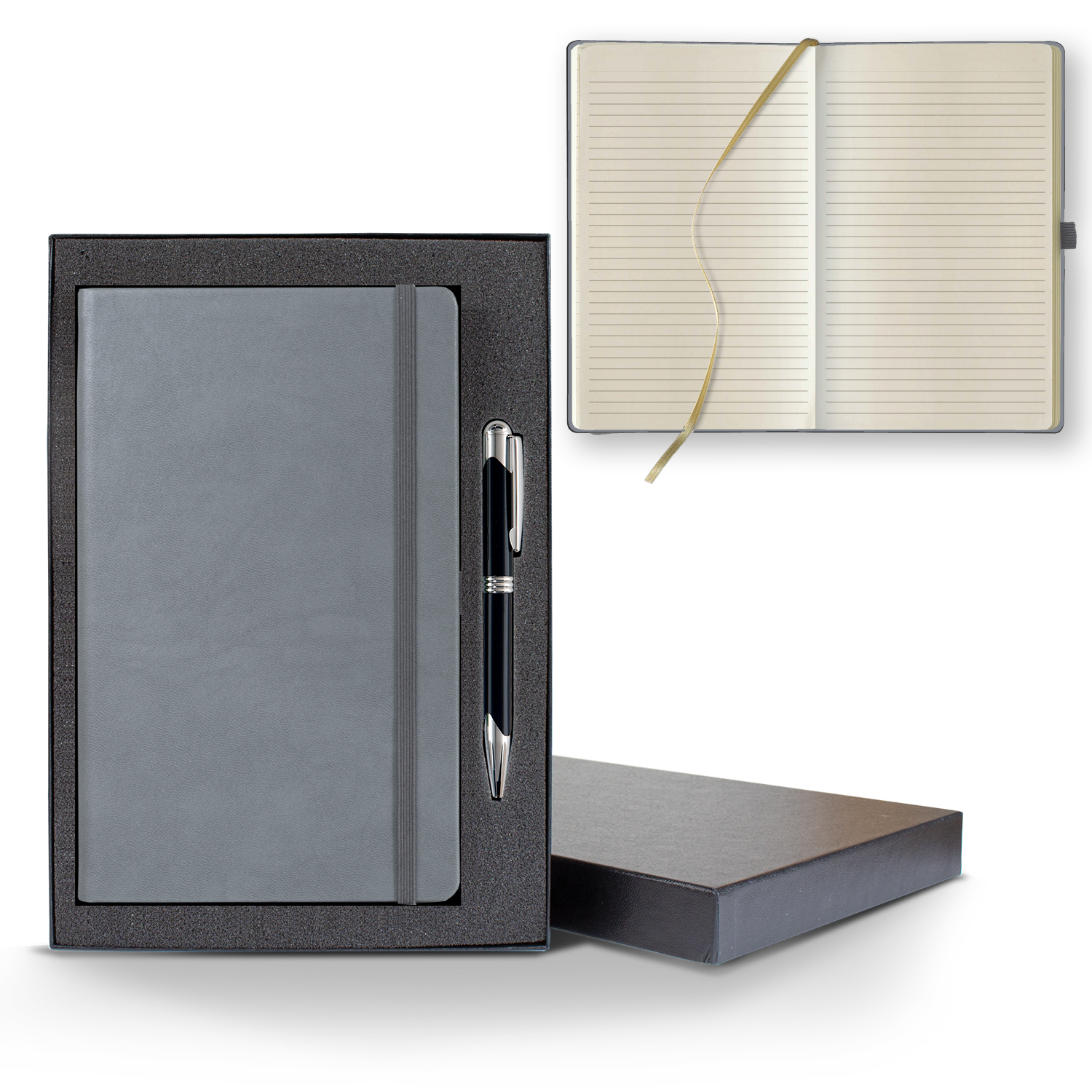 Picture of Castelli Tucson Medio Lined Ivory Page Journal Gift Set