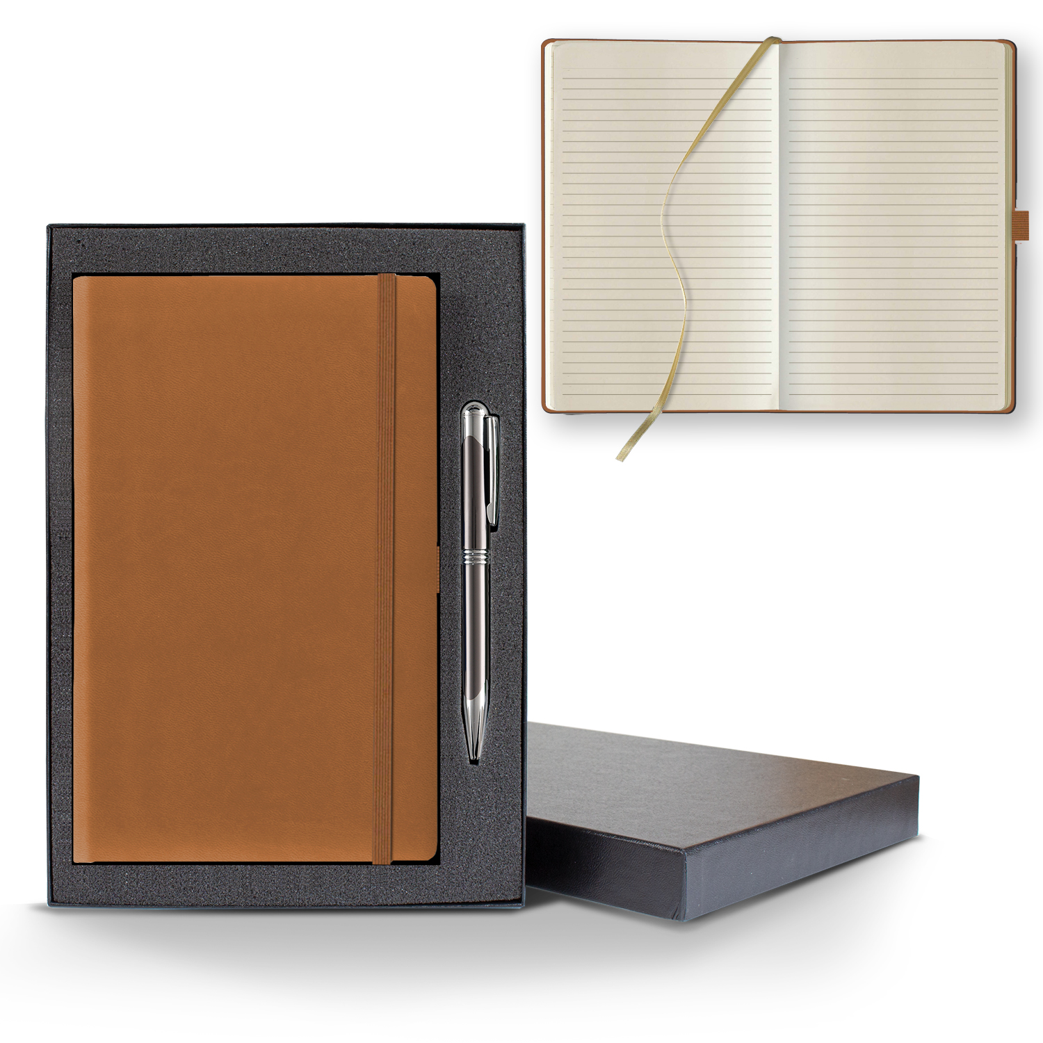 Picture of Castelli Tucson Medio Lined Ivory Page Journal Gift Set