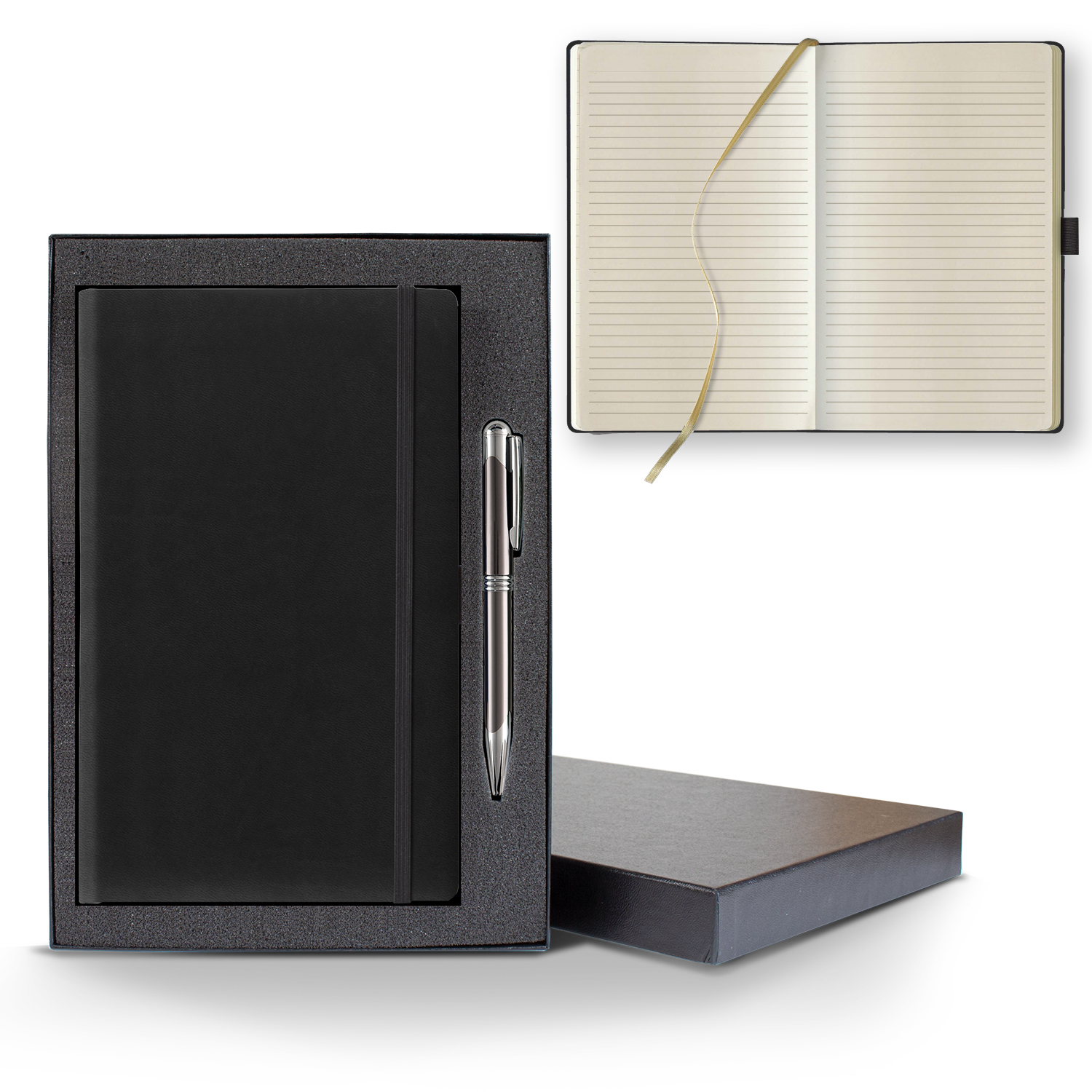 Picture of Castelli Tucson Medio Lined Ivory Page Journal Gift Set