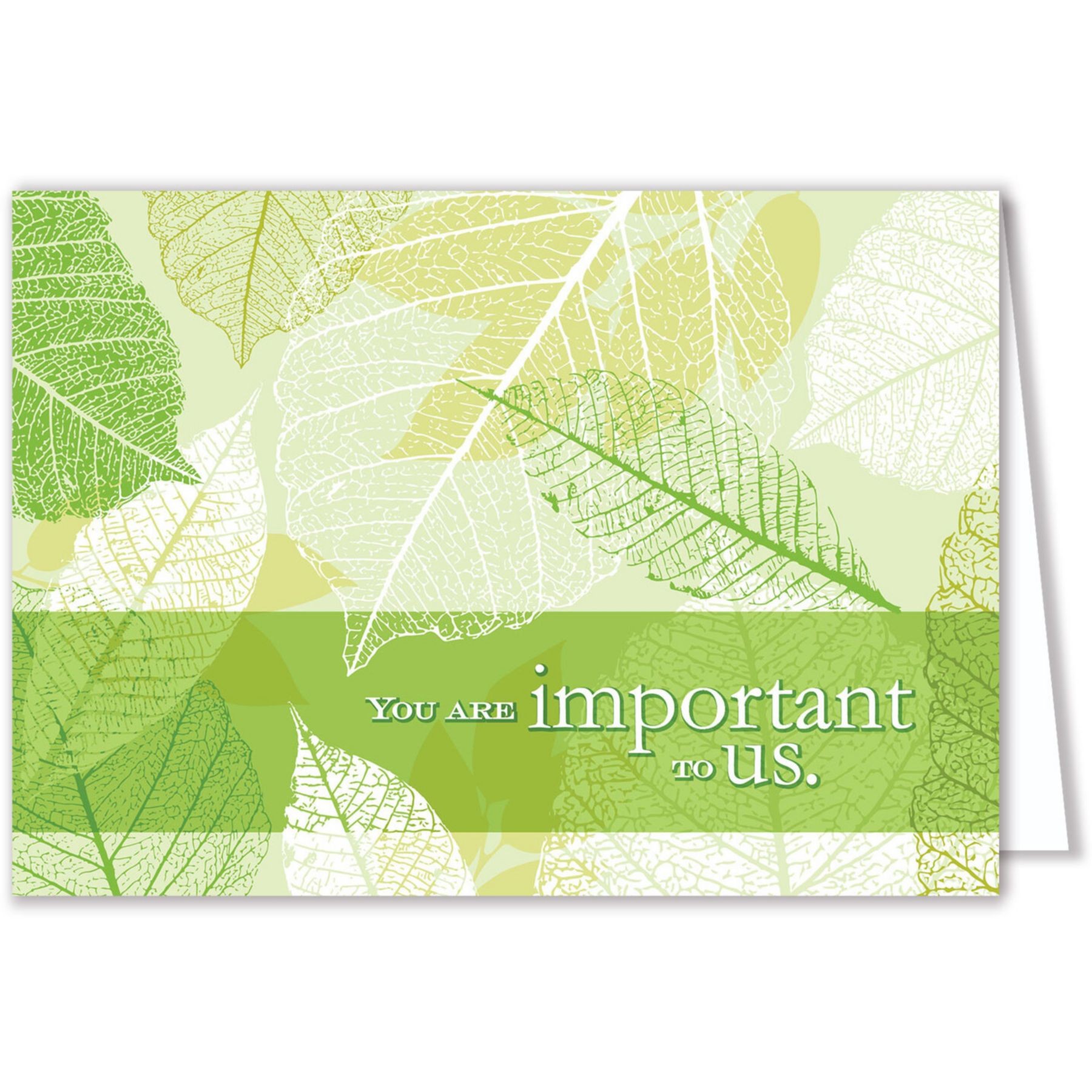 Picture of You're Important To Us Greeting Card