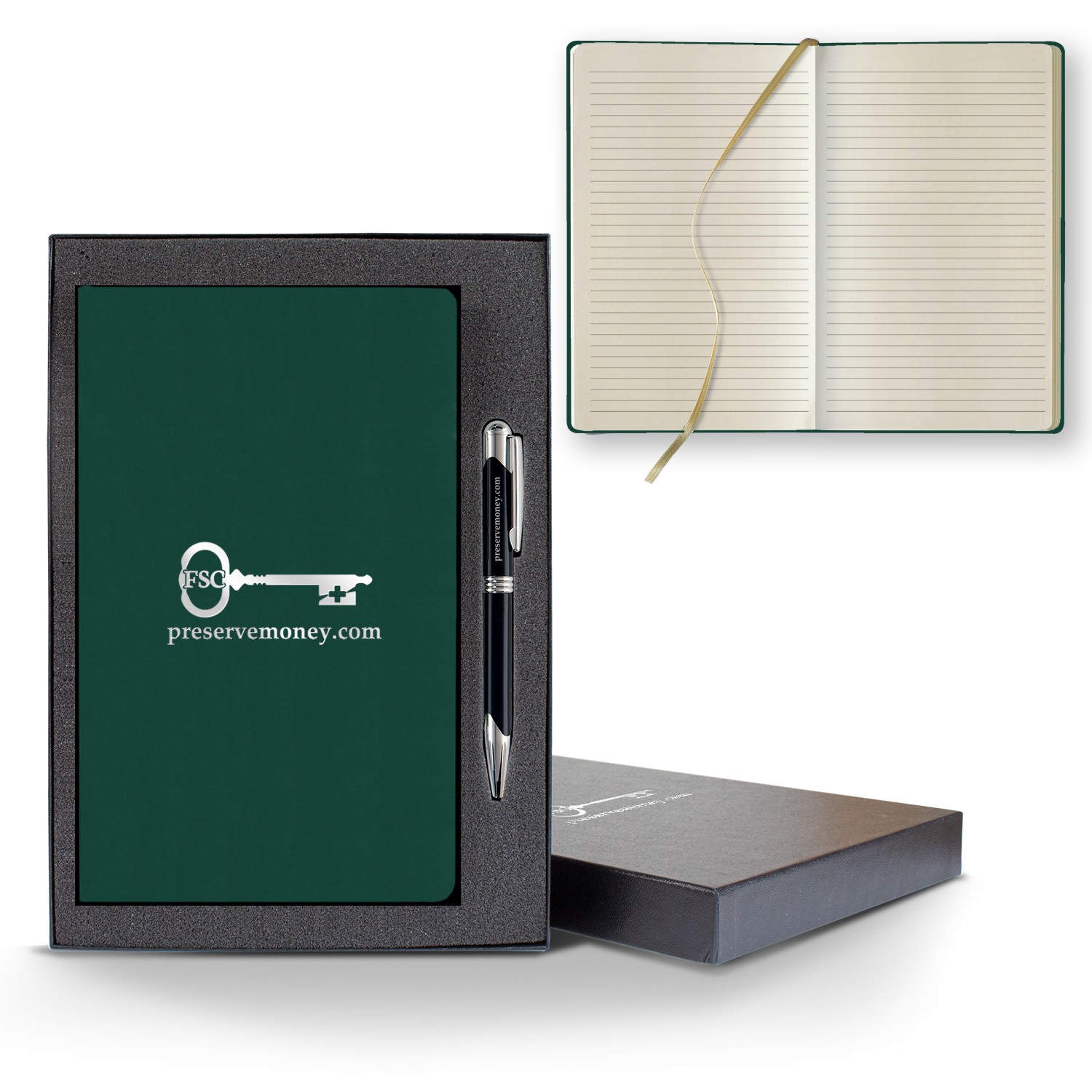 Picture of Castelli Matra Slim Medio Lined Ivory Page Journal Gift Set