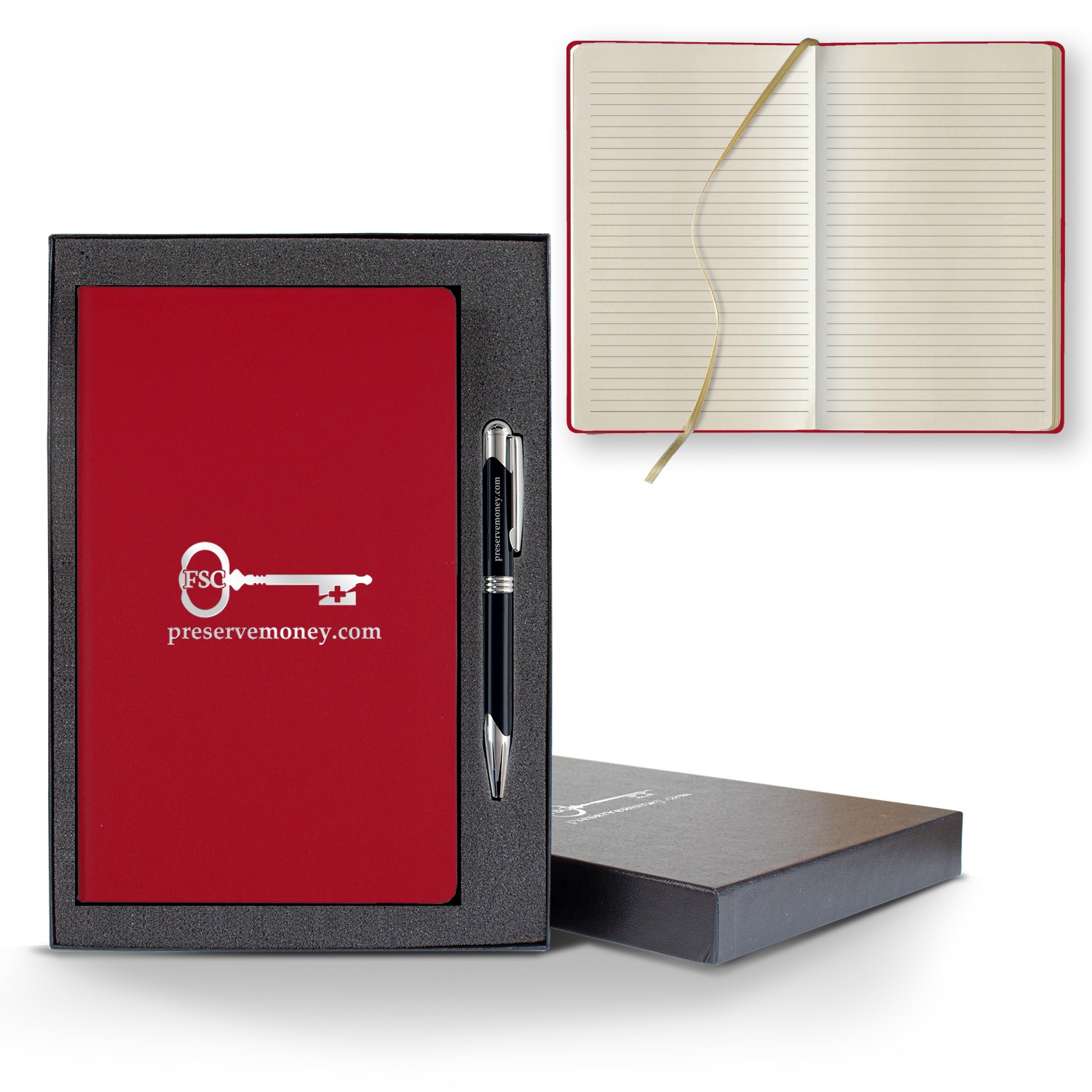 Picture of Castelli Matra Slim Medio Lined Ivory Page Journal Gift Set