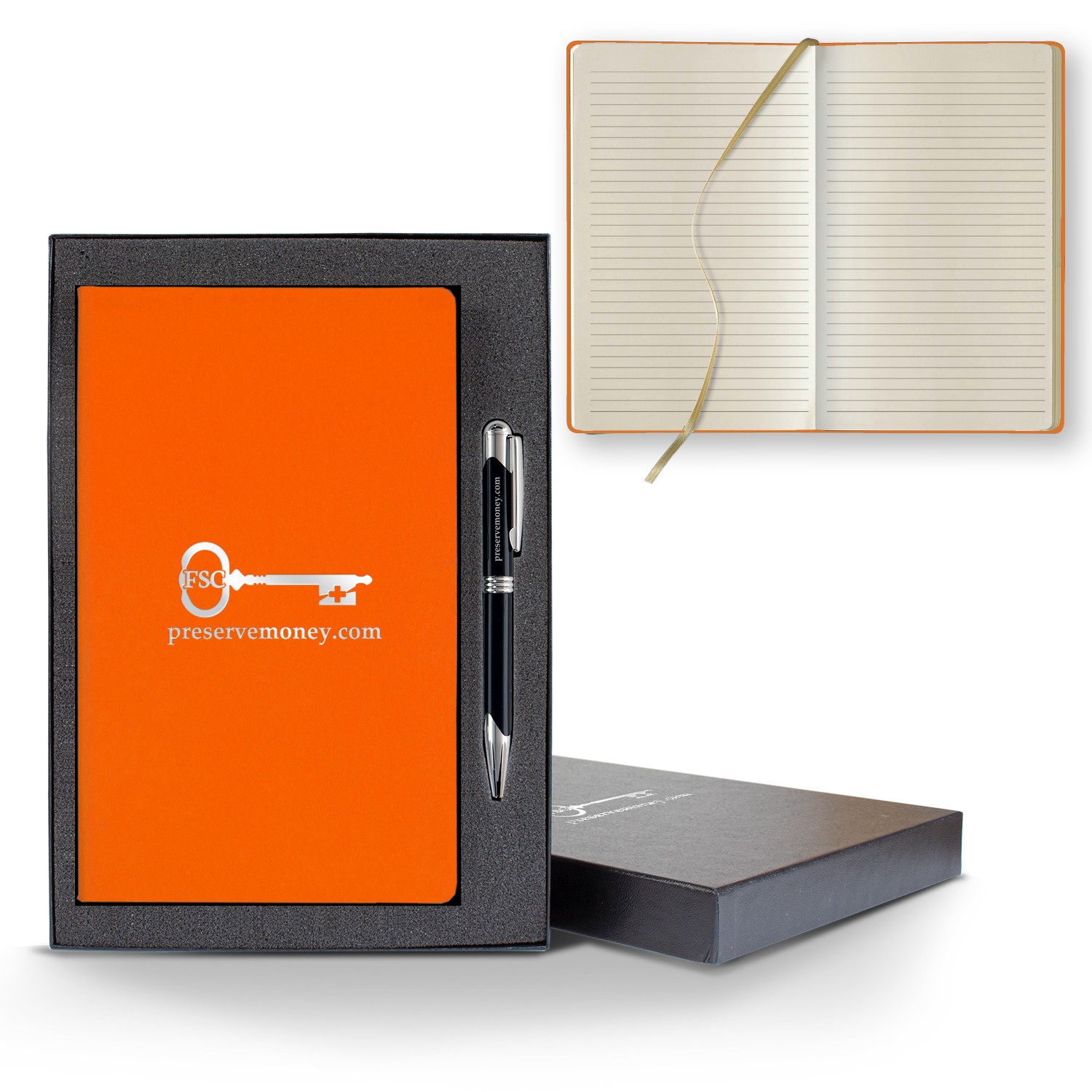 Picture of Castelli Matra Slim Medio Lined Ivory Page Journal Gift Set