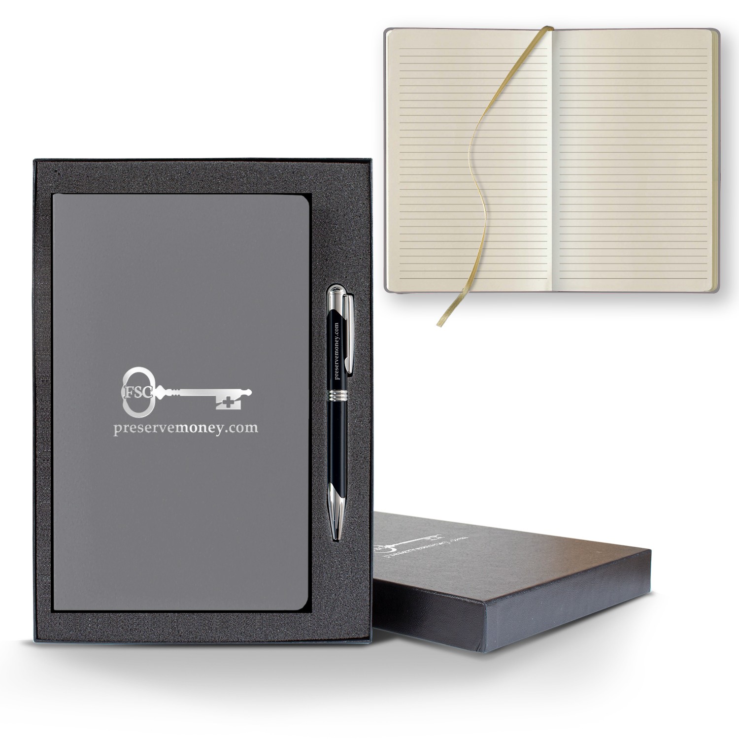 Picture of Castelli Matra Slim Medio Lined Ivory Page Journal Gift Set