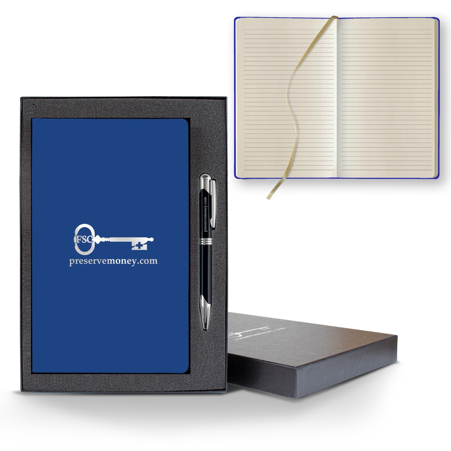 Picture of Castelli Matra Slim Medio Lined Ivory Page Journal Gift Set