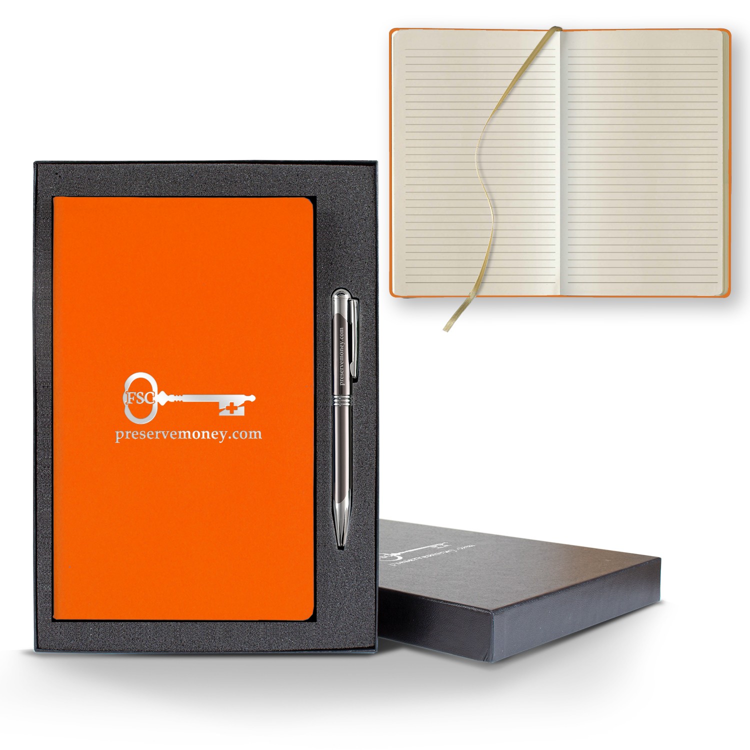 Picture of Castelli Matra Slim Medio Lined Ivory Page Journal Gift Set