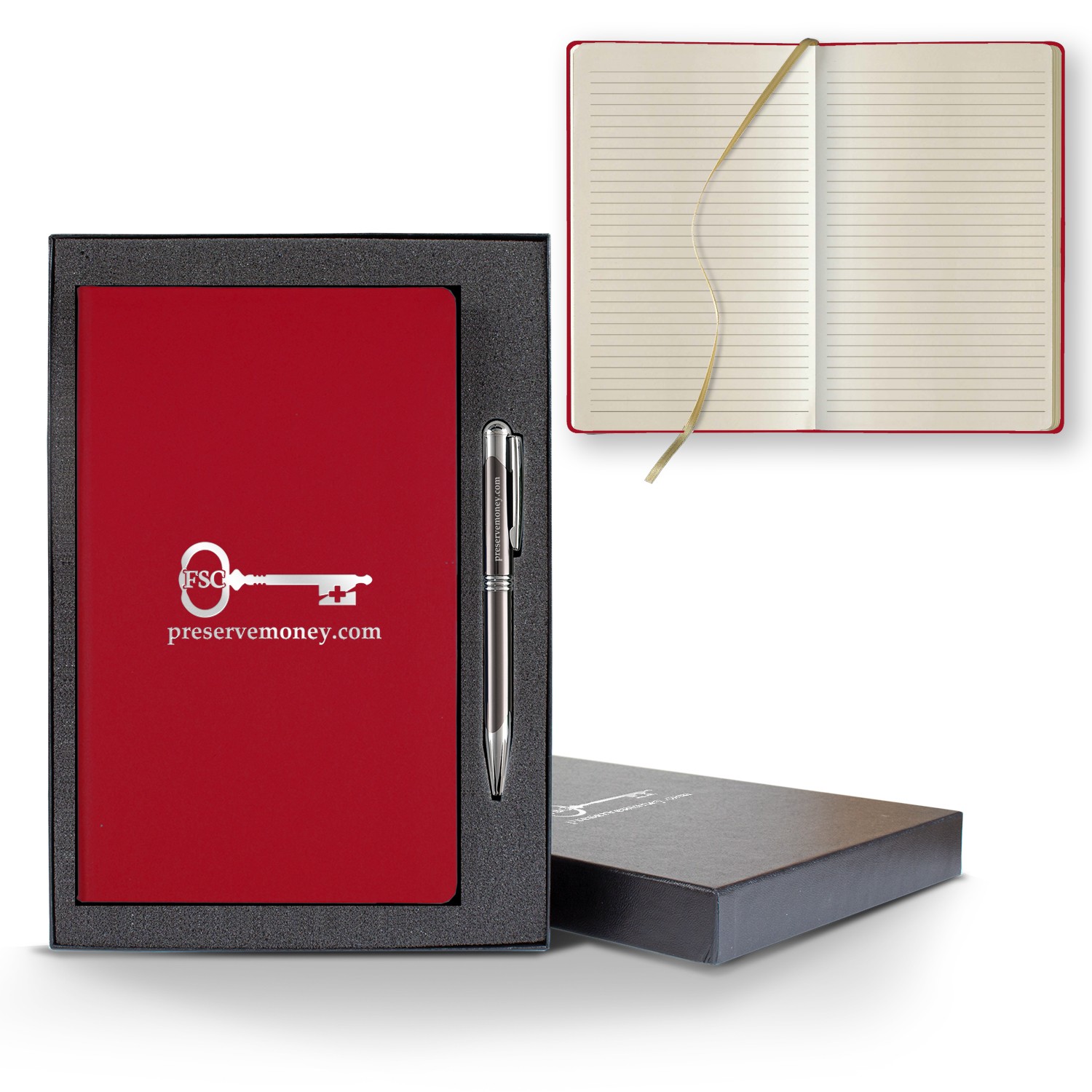 Picture of Castelli Matra Slim Medio Lined Ivory Page Journal Gift Set