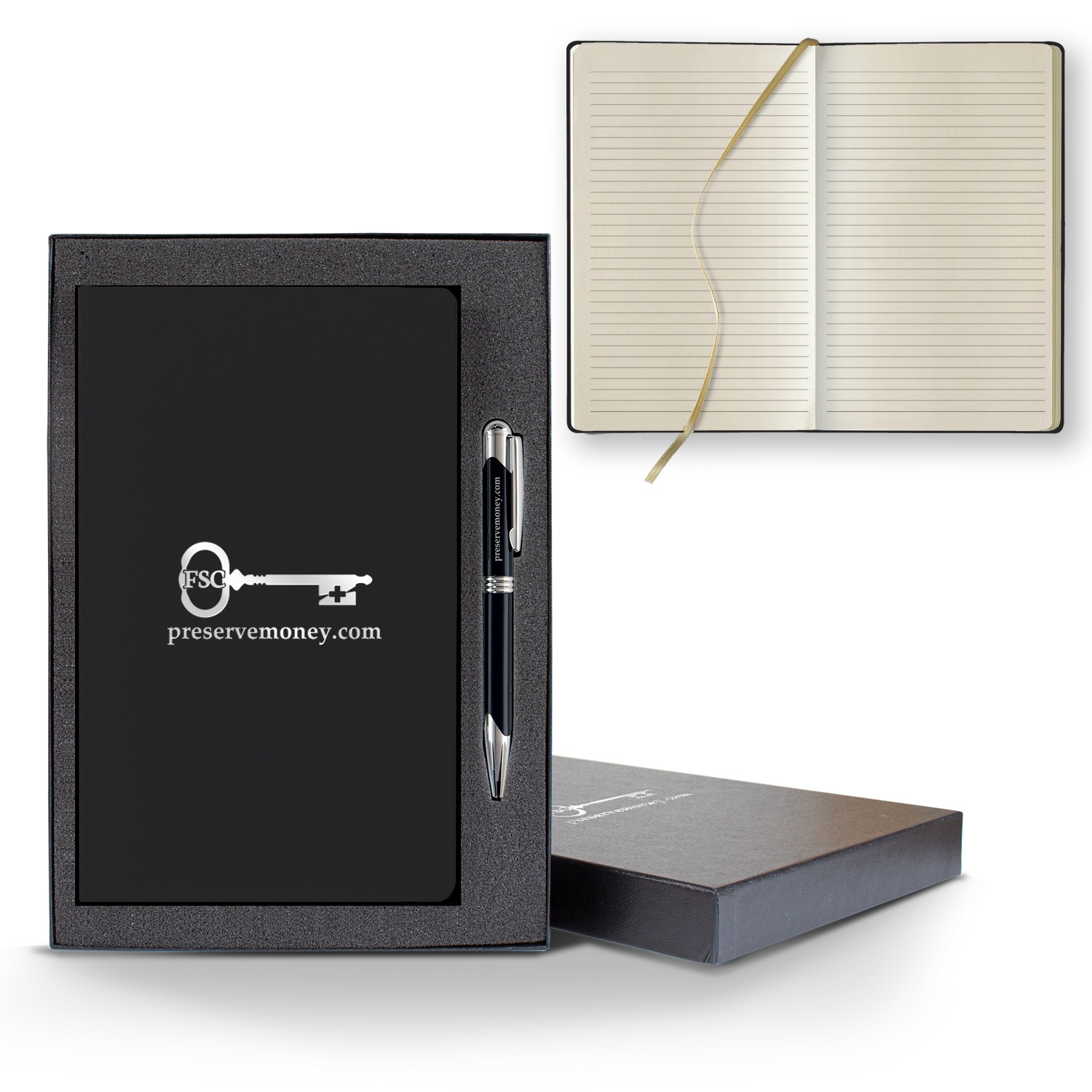 Picture of Castelli Matra Slim Medio Lined Ivory Page Journal Gift Set
