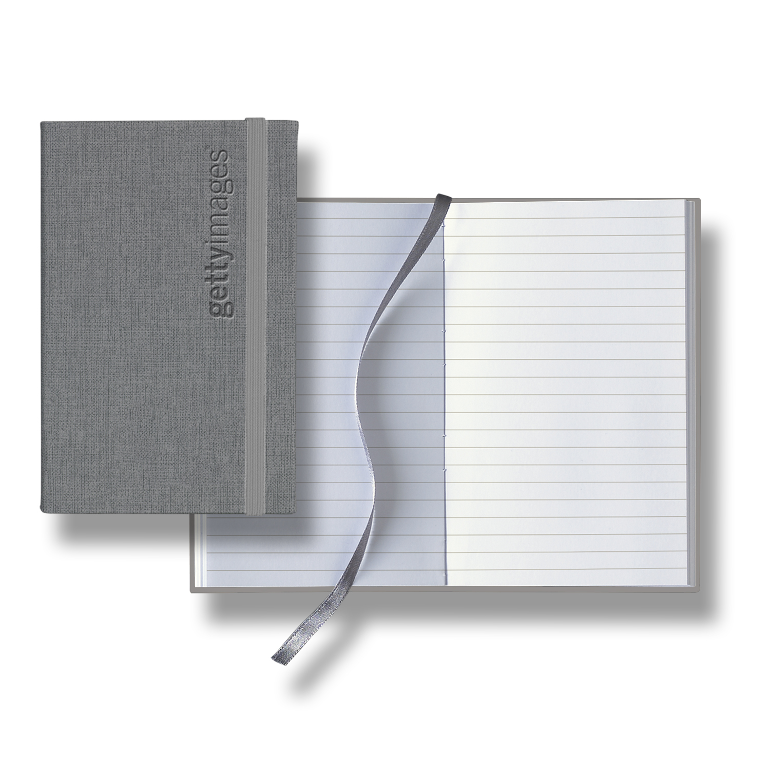 Picture of Castelli Linen Banded Pico Lined White Page Journal