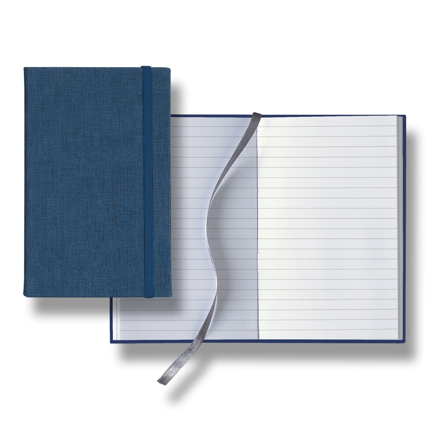 Picture of Castelli Linen Banded Pico Lined White Page Journal