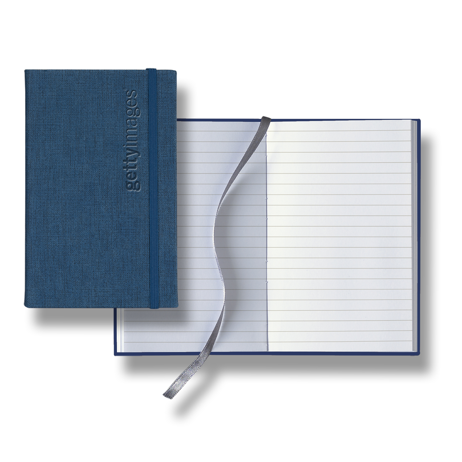 Picture of Castelli Linen Banded Pico Lined White Page Journal