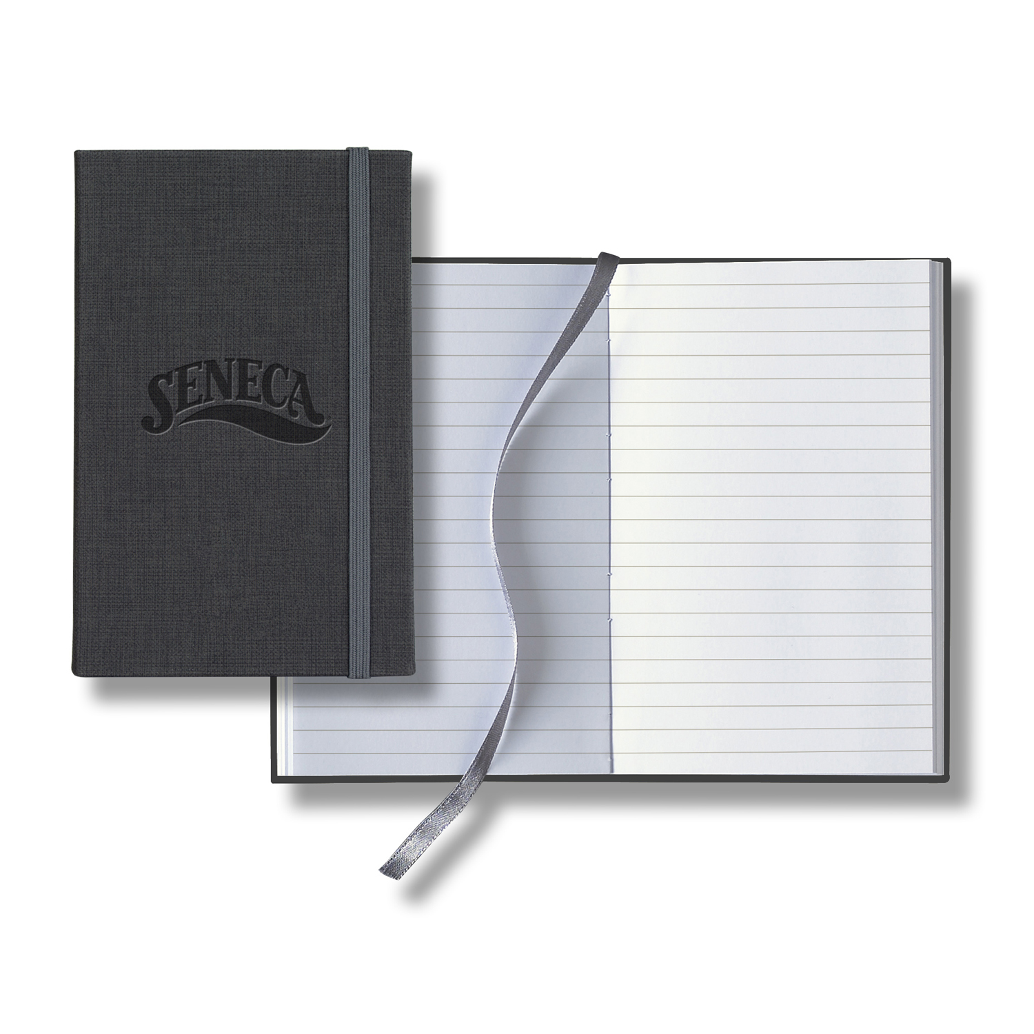 Picture of Castelli Linen Banded Pico Lined White Page Journal