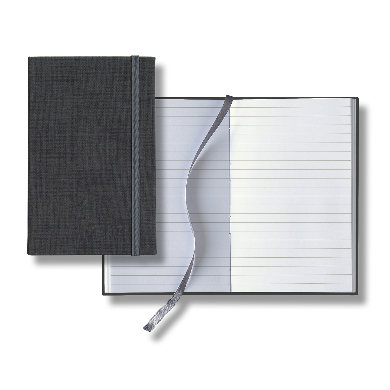 Picture of Castelli Linen Banded Pico Lined White Page Journal