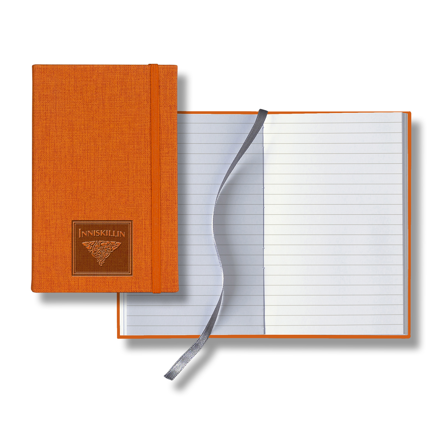Picture of Castelli Linen Banded Pico Lined White Page Journal