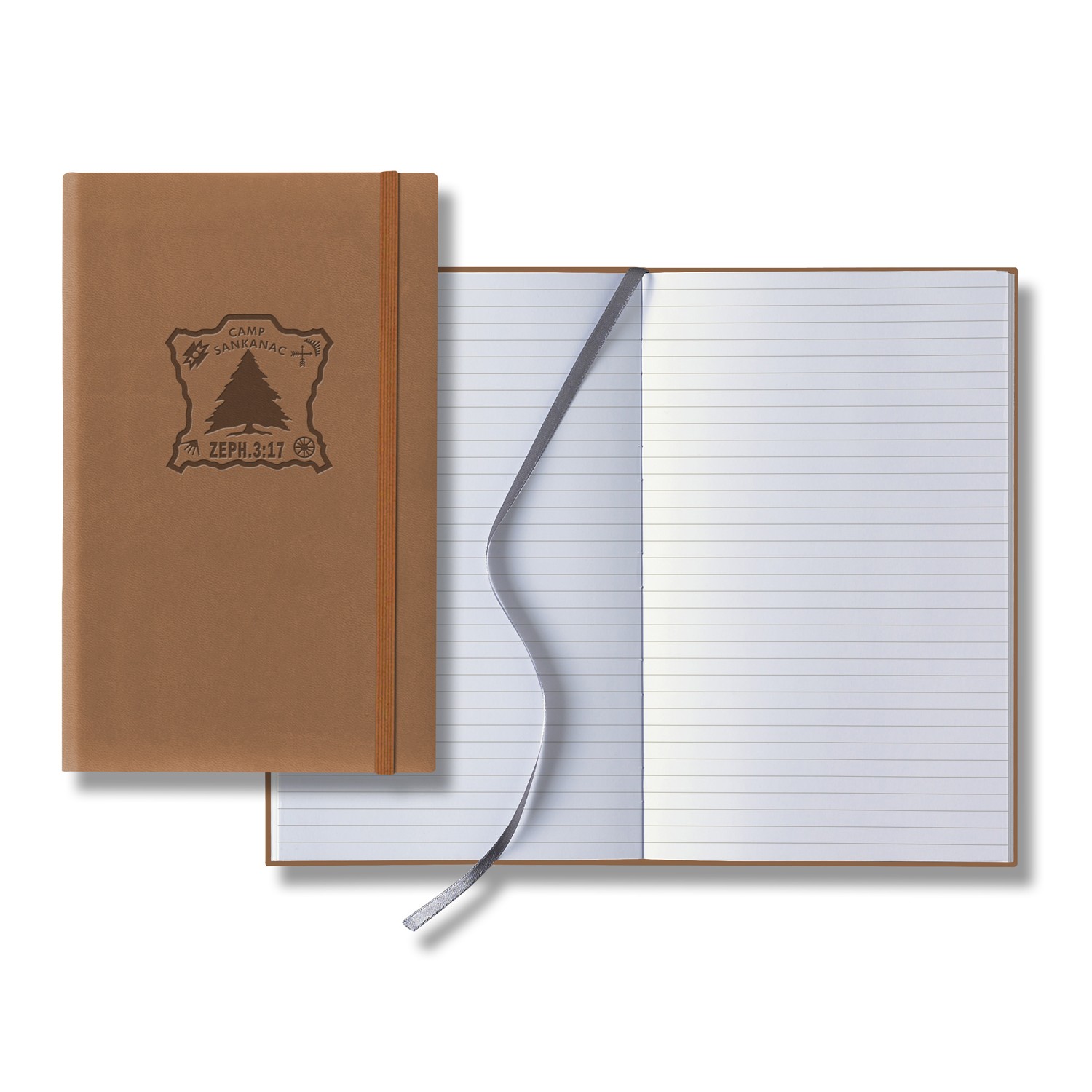 Picture of Castelli Tucson Banded Medio Lined White Page Journal