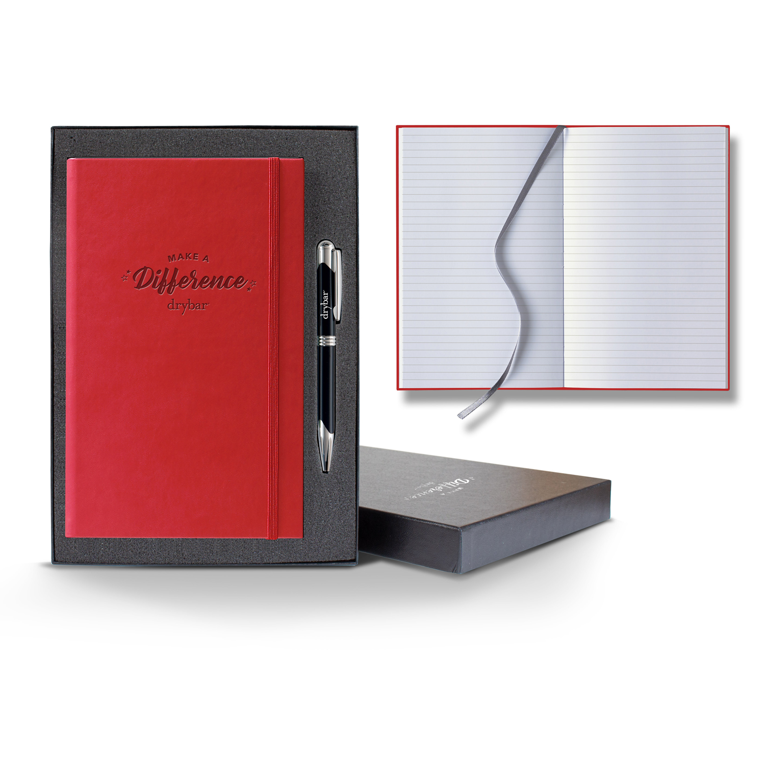 Picture of Castelli Tucson Banded Medio Lined White Page Journal Gift Set