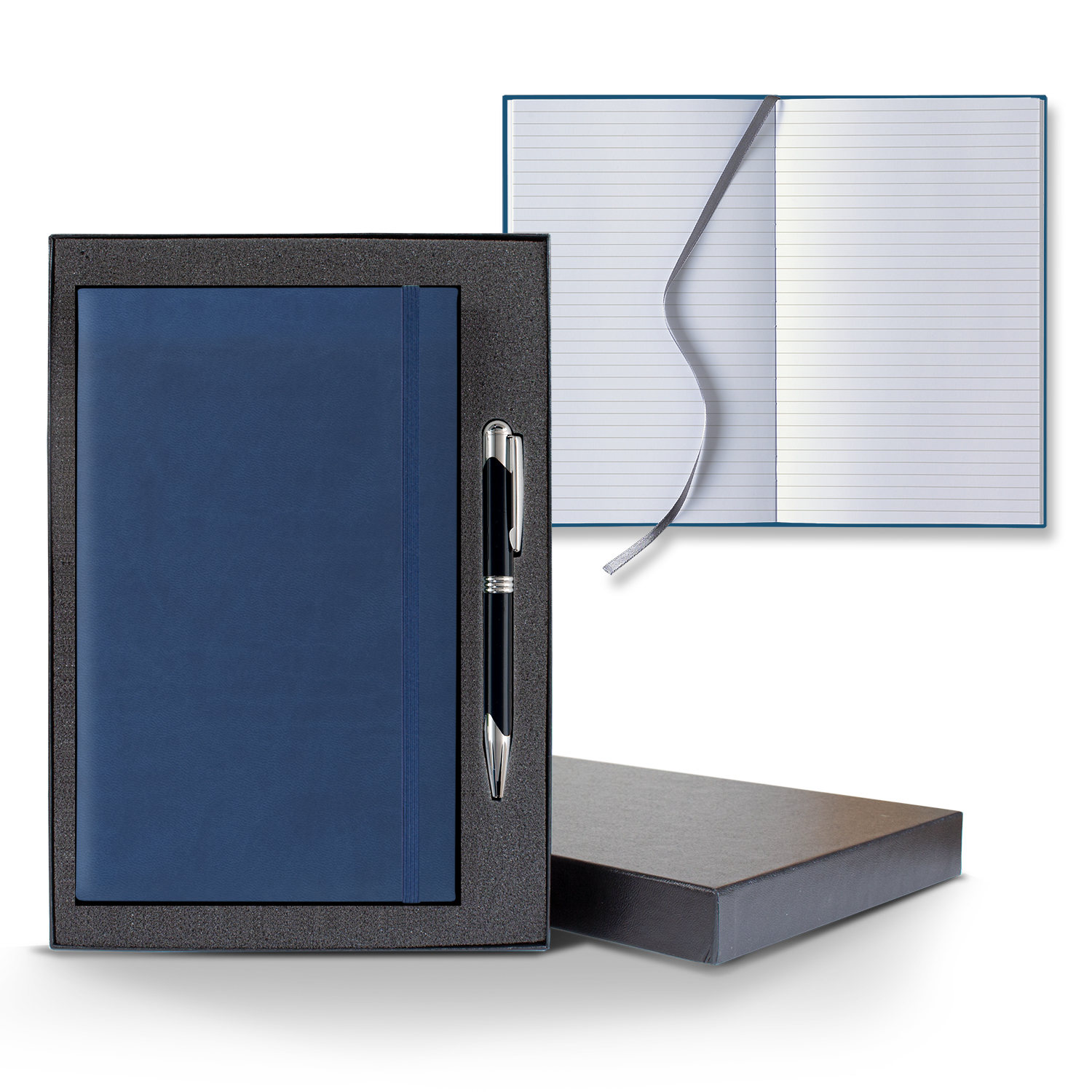Picture of Castelli Tucson Banded Medio Lined White Page Journal Gift Set