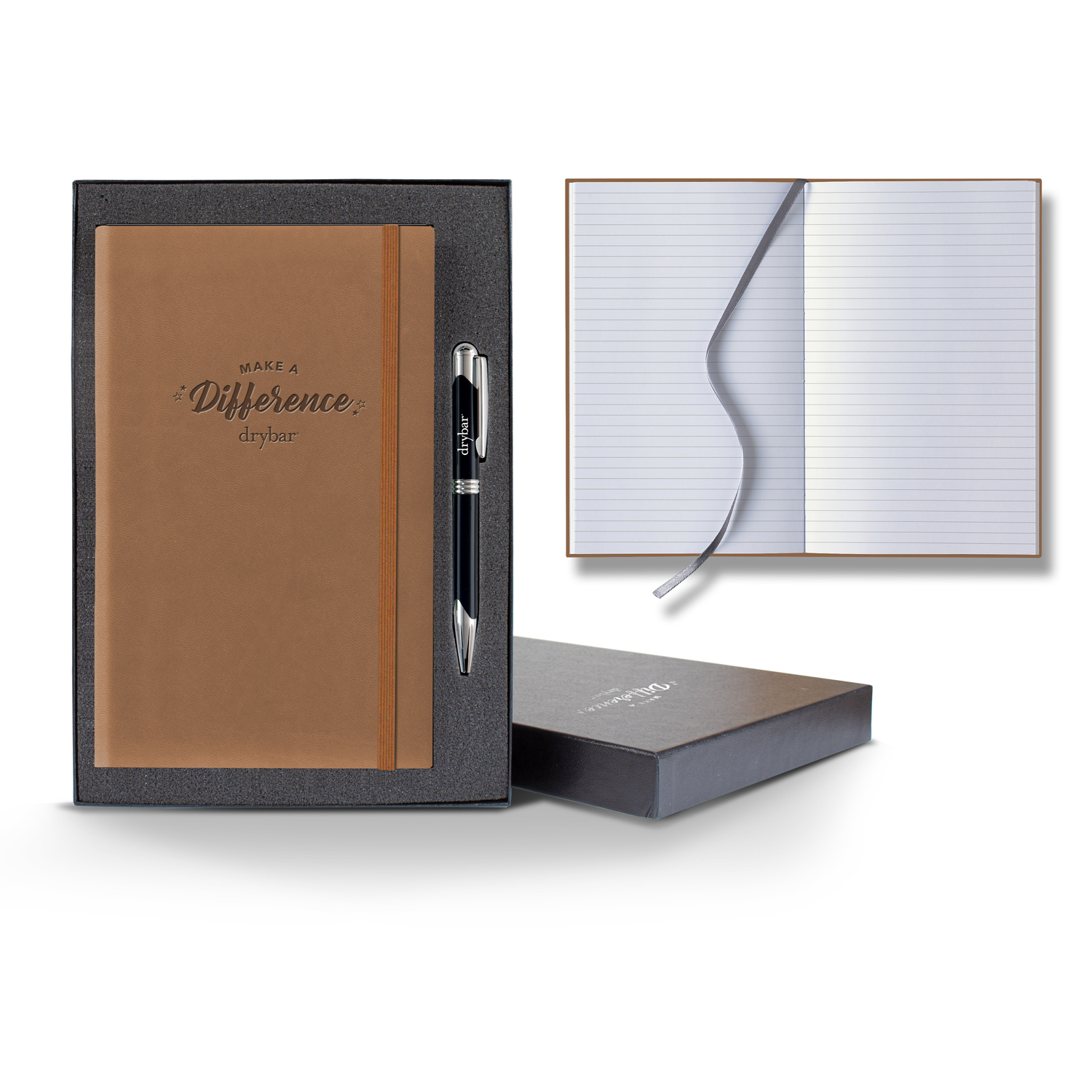 Picture of Castelli Tucson Banded Medio Lined White Page Journal Gift Set