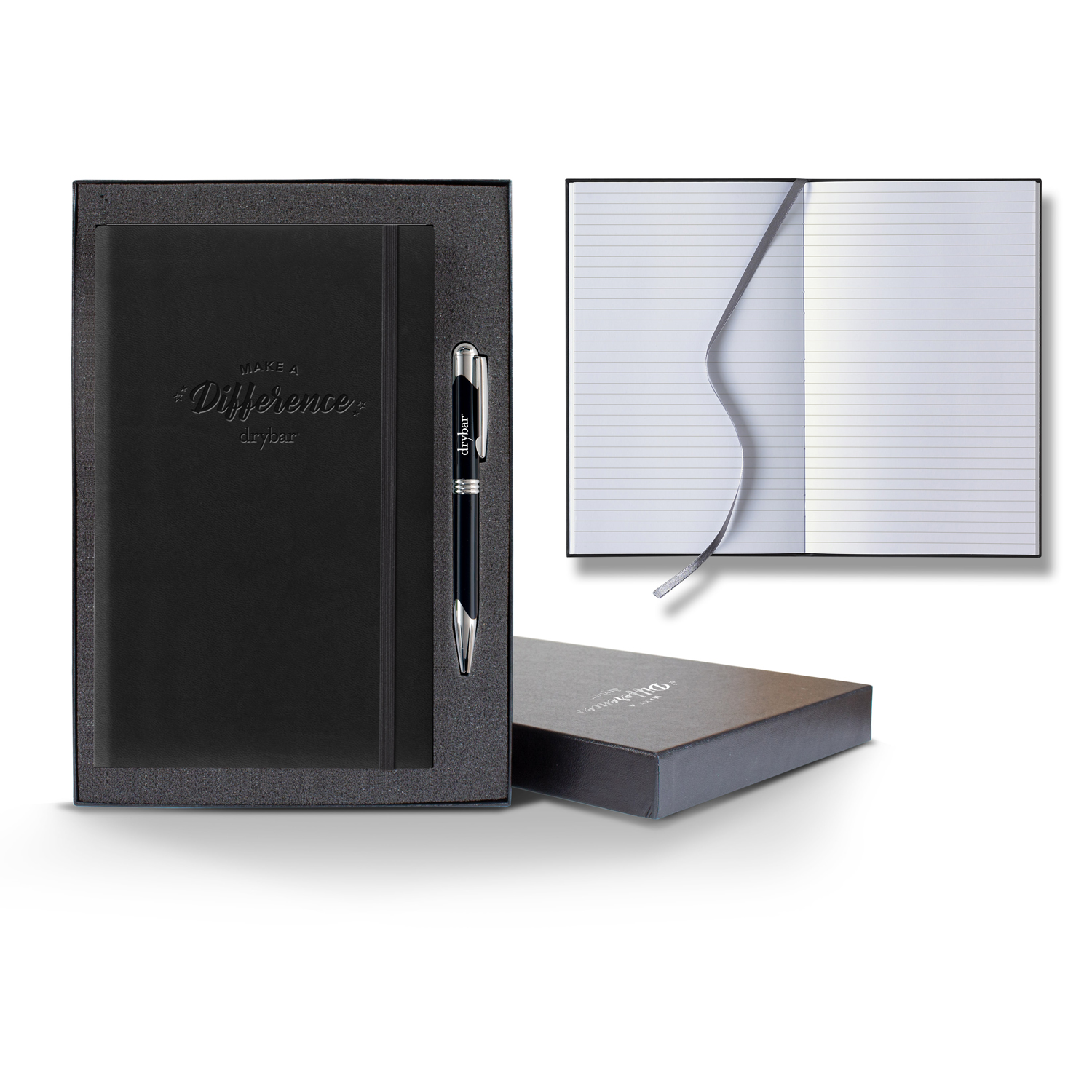 Picture of Castelli Tucson Banded Medio Lined White Page Journal Gift Set