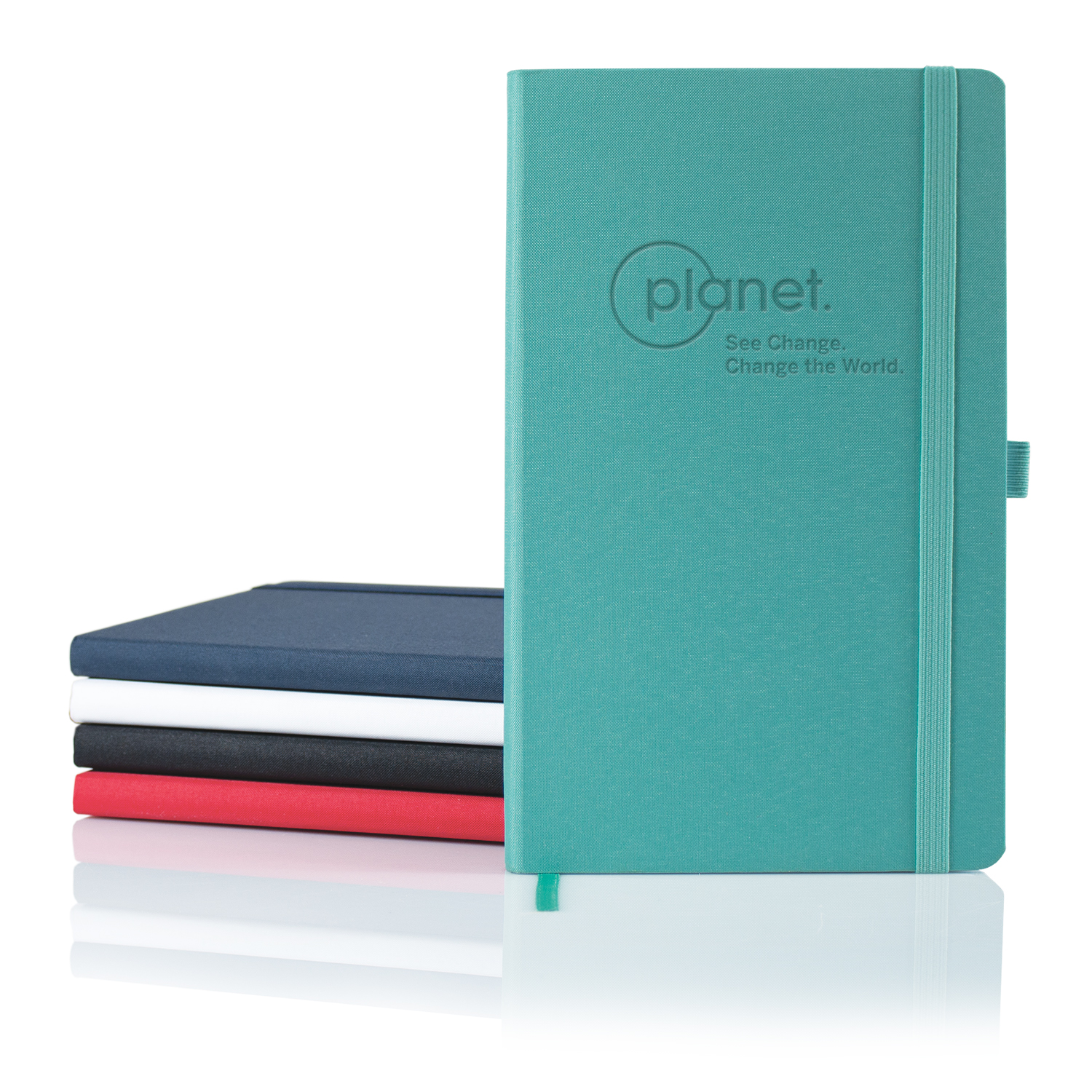 Picture of Castelli Oceano ECO rPET Medio Lined Recycled White Page Journal
