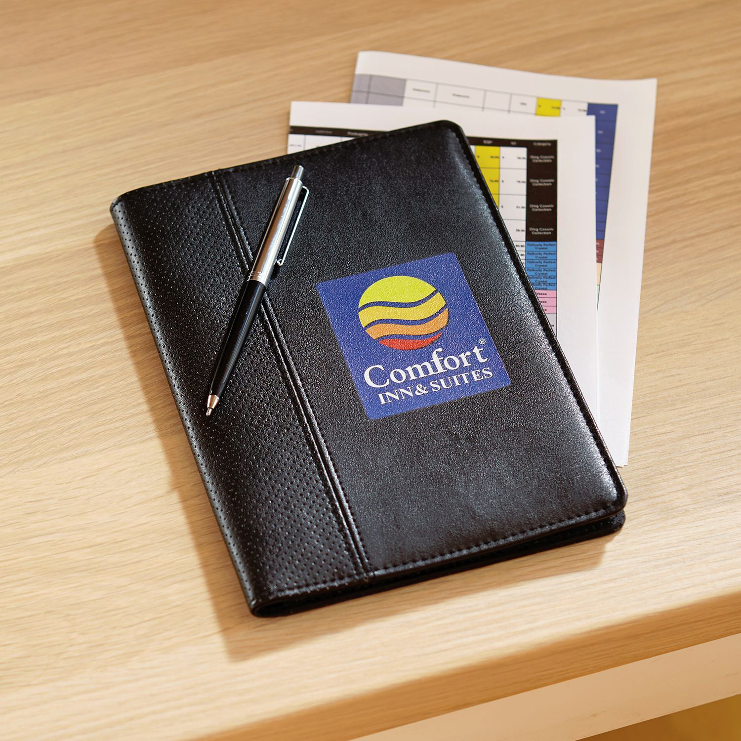 Picture of Wilshire Perforated PVC Junior Padfolio
