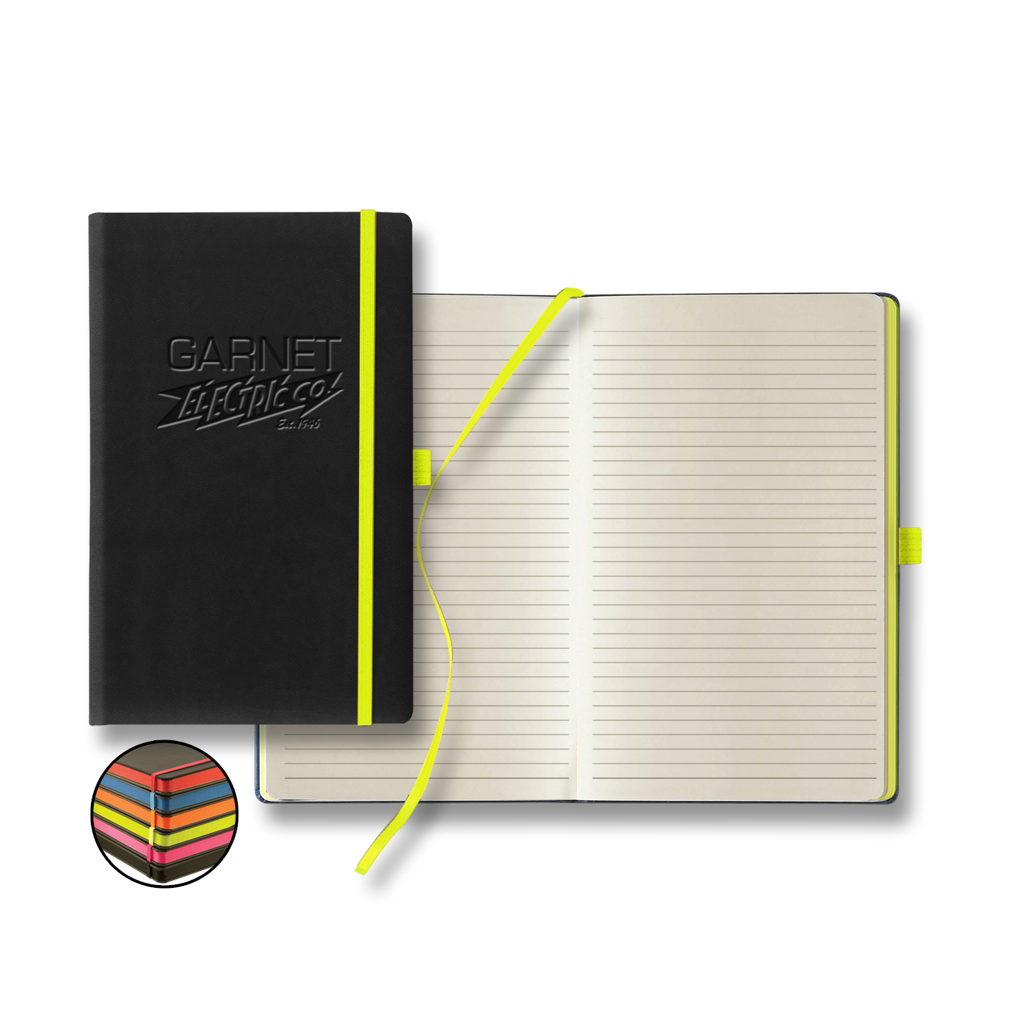 Picture of Castelli Tucson Edge Medio Lined Ivory Page Journal