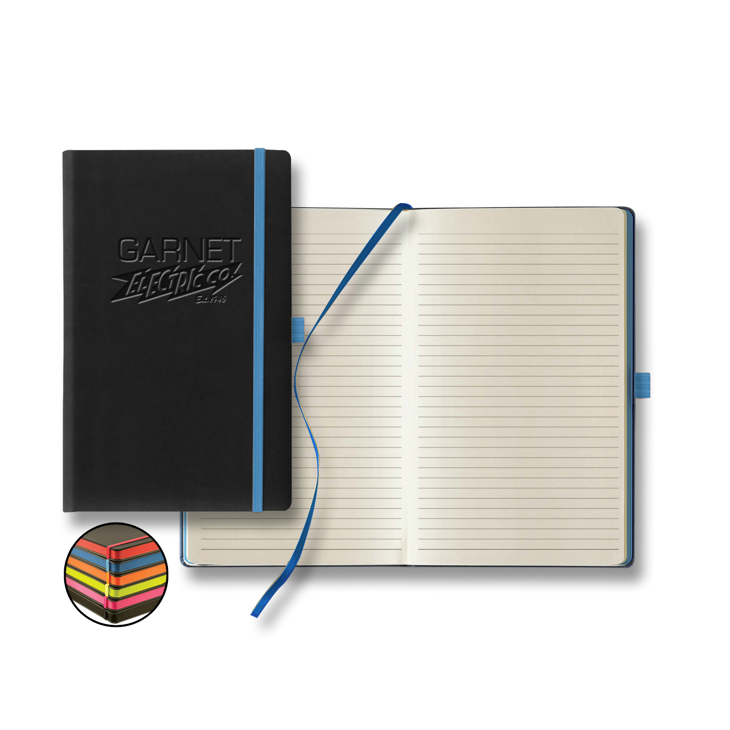Picture of Castelli Tucson Edge Medio Lined Ivory Page Journal