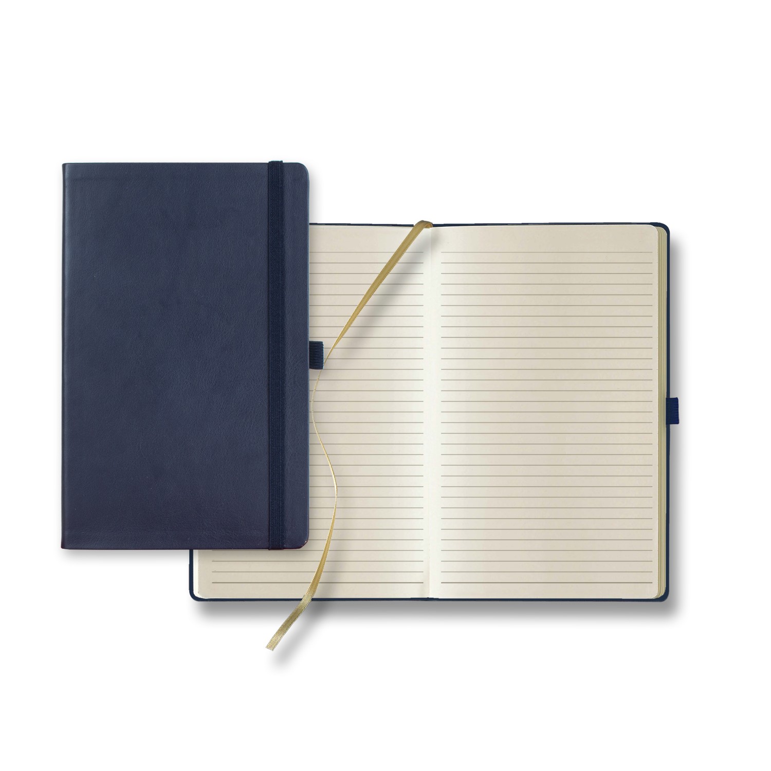 Picture of Castelli Calf Leather Medio Lined Ivory Page Journal