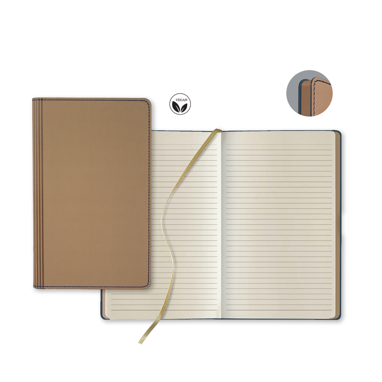 Picture of Castelli Vegan ECO Medio Lined Ivory Page Journal