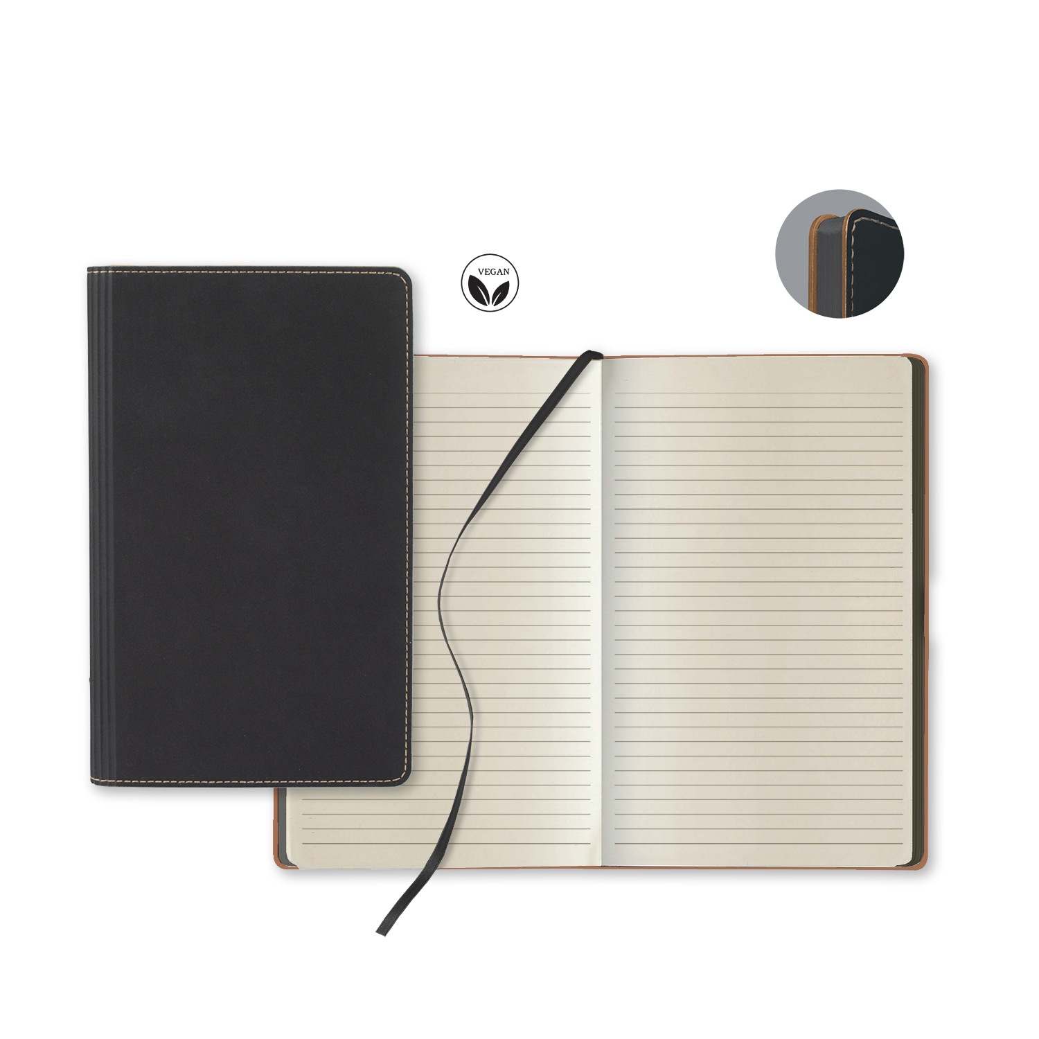 Picture of Castelli Vegan ECO Medio Lined Ivory Page Journal