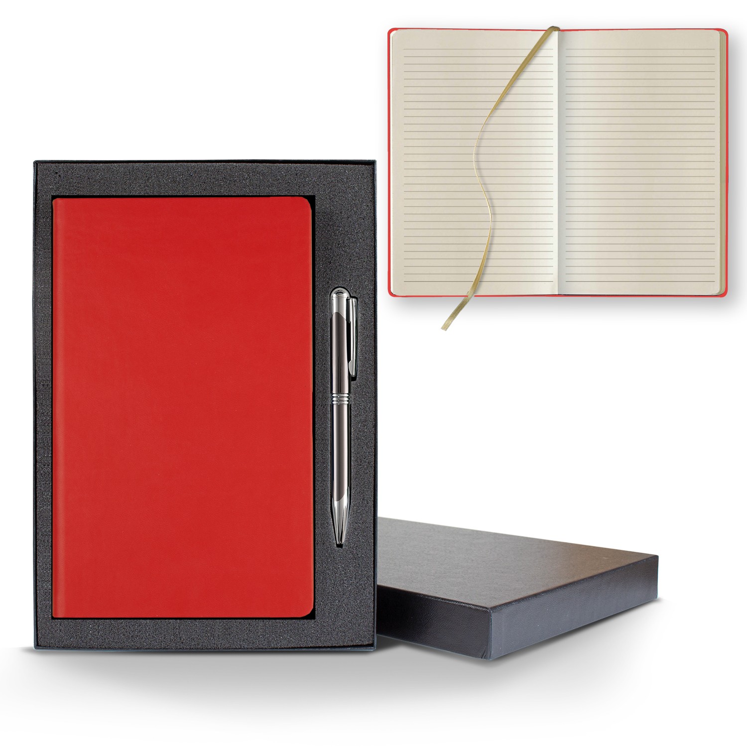 Picture of Castelli Tucson Slim Medio Lined Ivory Page Journal Gift Set