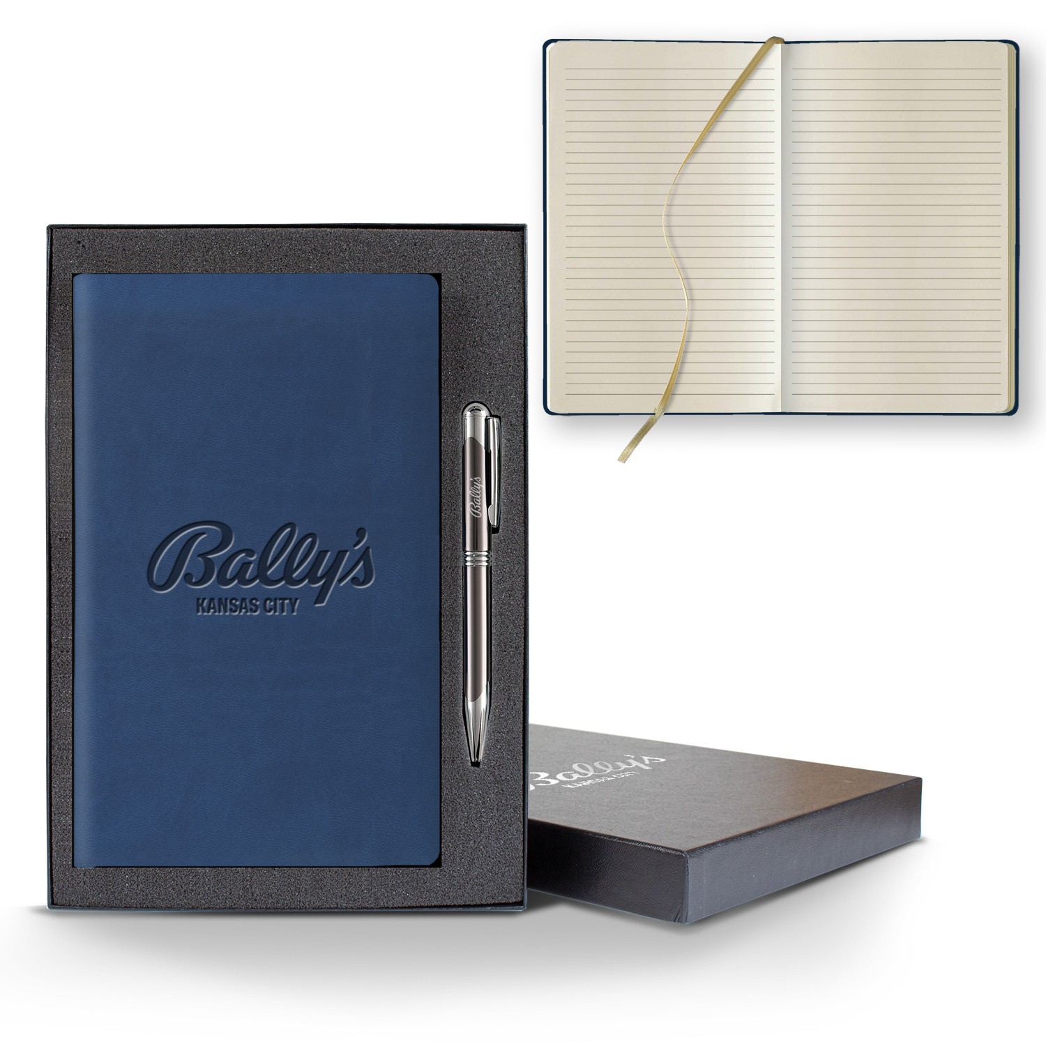 Picture of Castelli Tucson Slim Medio Lined Ivory Page Journal Gift Set