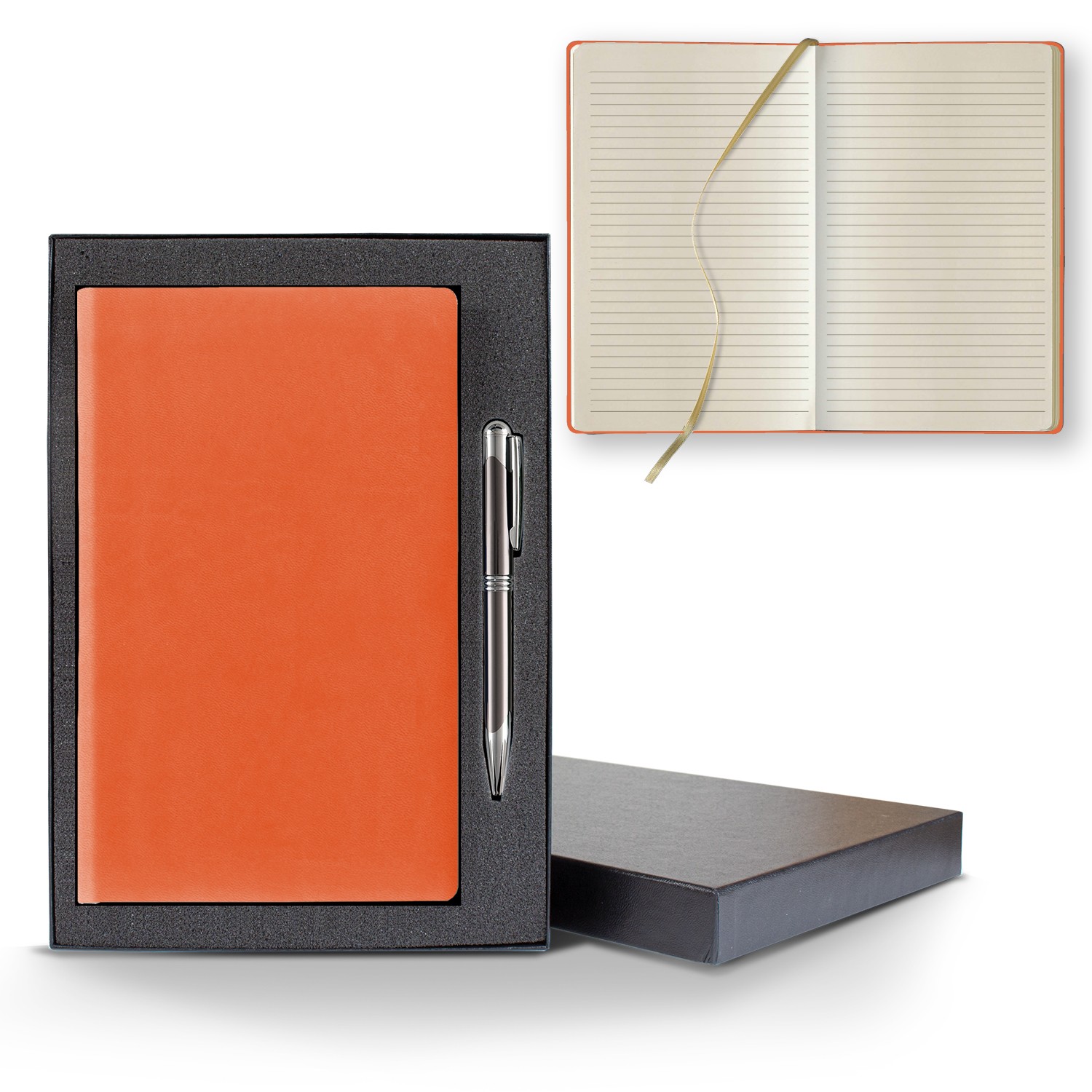 Picture of Castelli Tucson Slim Medio Lined Ivory Page Journal Gift Set