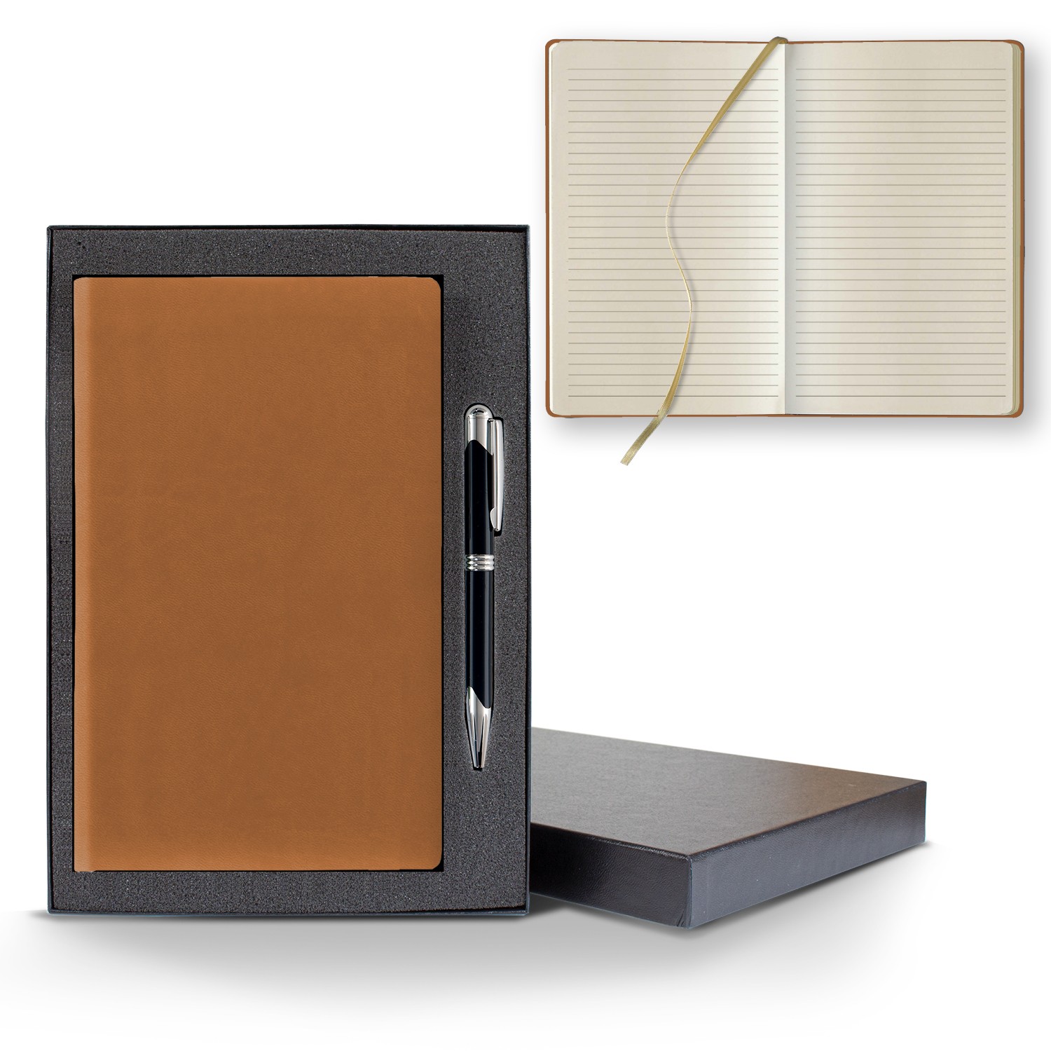 Picture of Castelli Tucson Slim Medio Lined Ivory Page Journal Gift Set