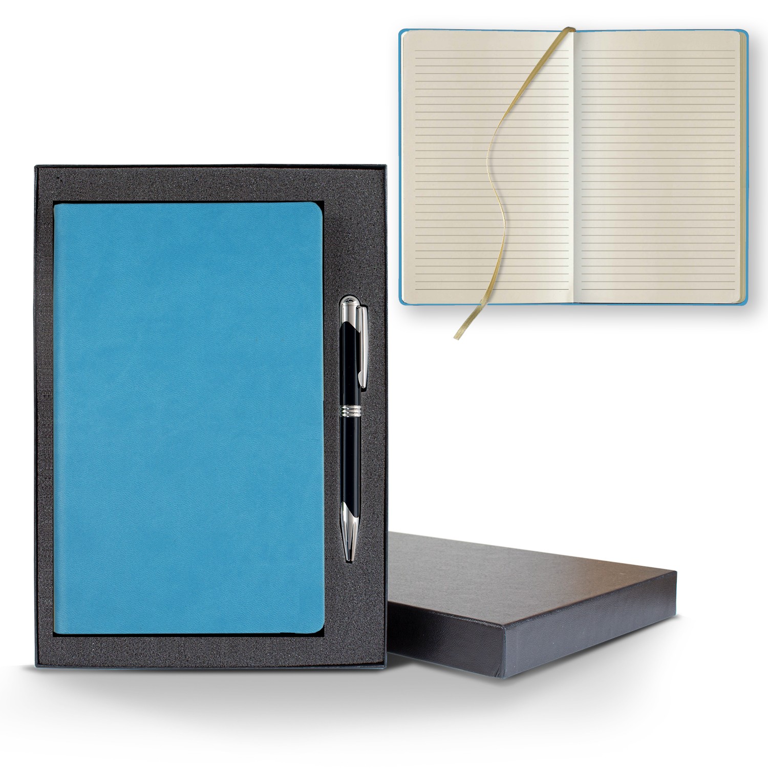 Picture of Castelli Tucson Slim Medio Lined Ivory Page Journal Gift Set