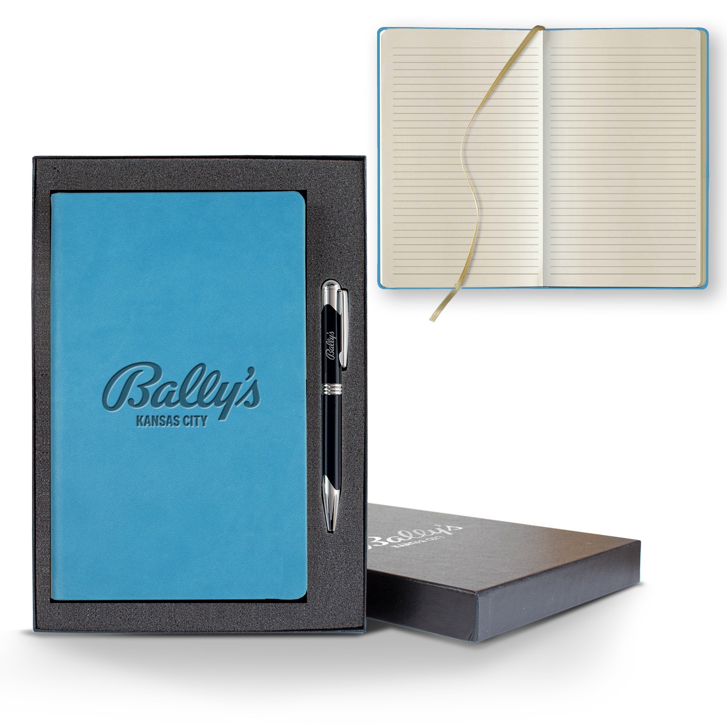 Picture of Castelli Tucson Slim Medio Lined Ivory Page Journal Gift Set