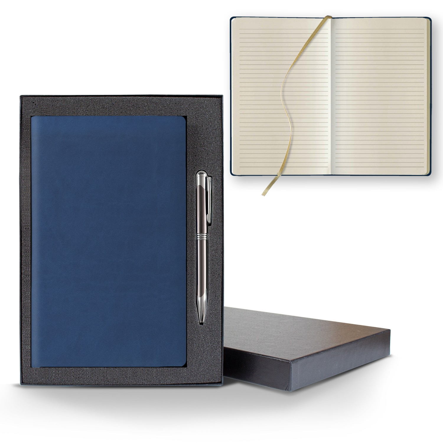 Picture of Castelli Tucson Slim Medio Lined Ivory Page Journal Gift Set