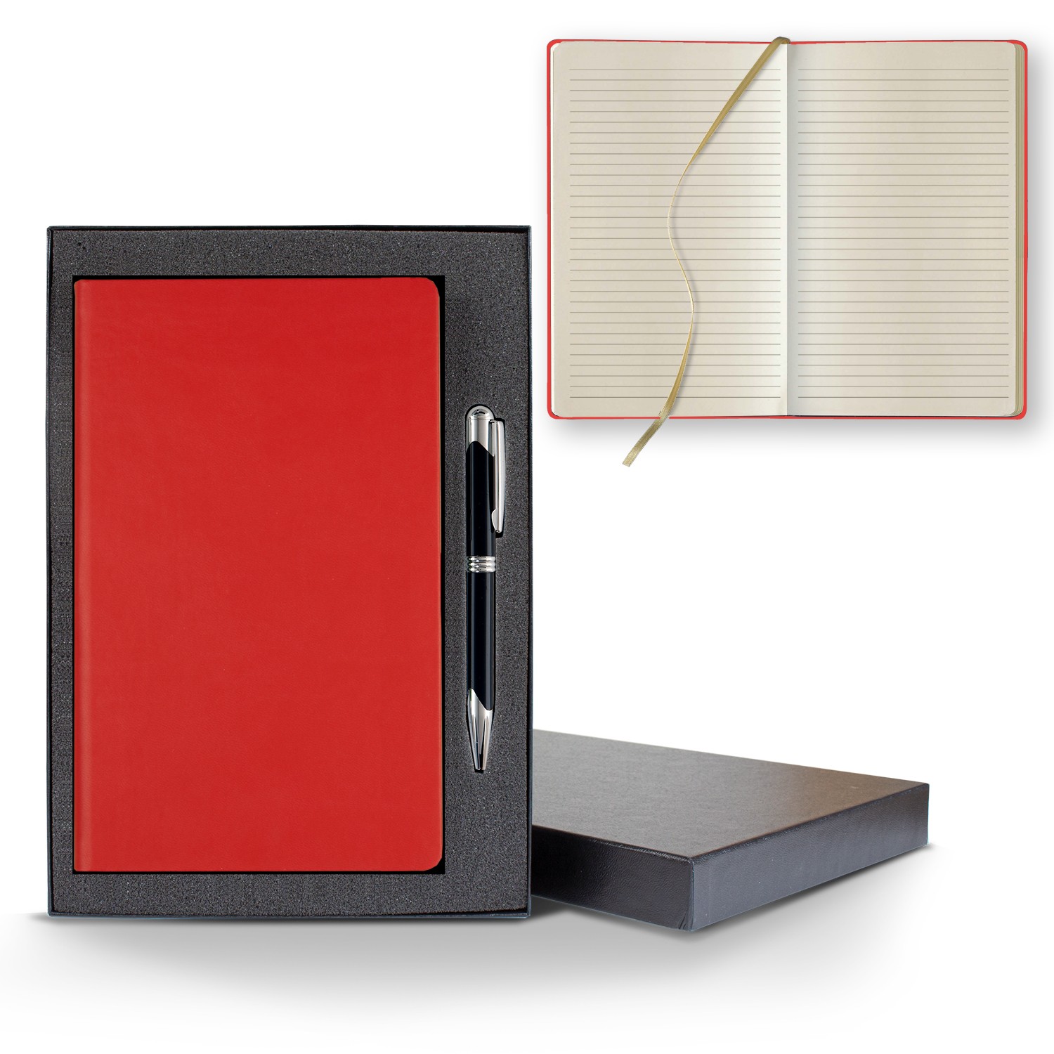 Picture of Castelli Tucson Slim Medio Lined Ivory Page Journal Gift Set