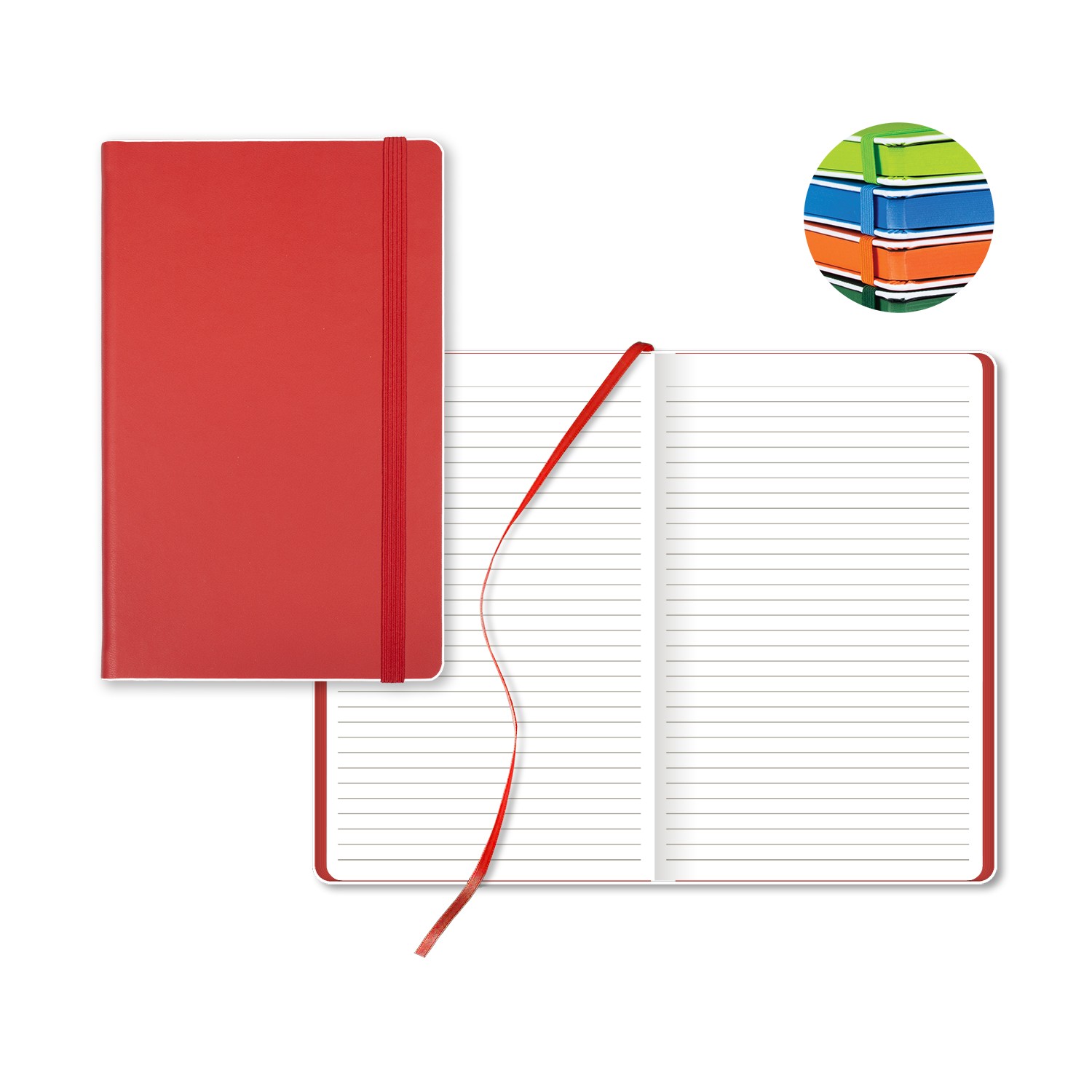 Picture of Castelli Color Laser Medio Lined White Page Journal