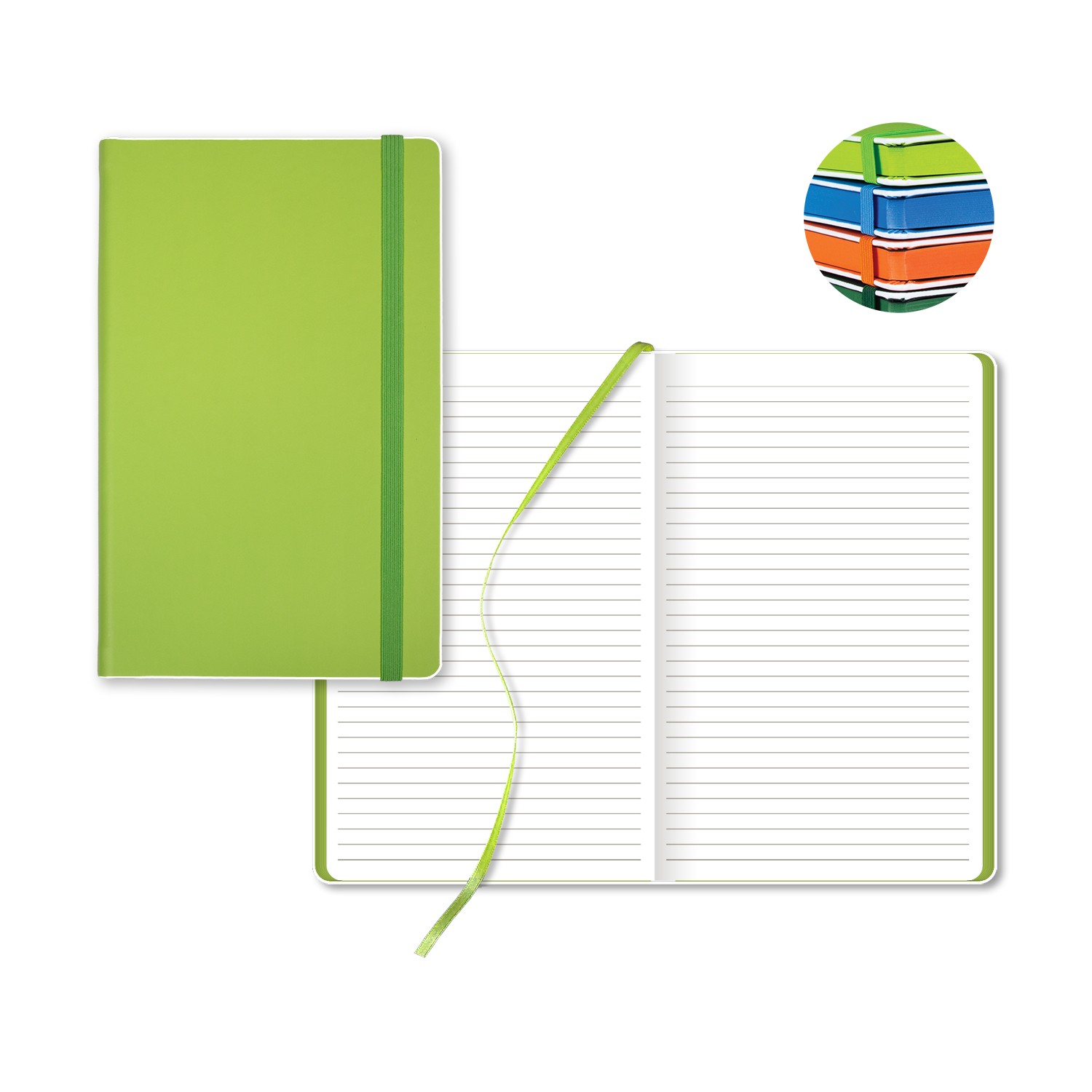 Picture of Castelli Color Laser Medio Lined White Page Journal