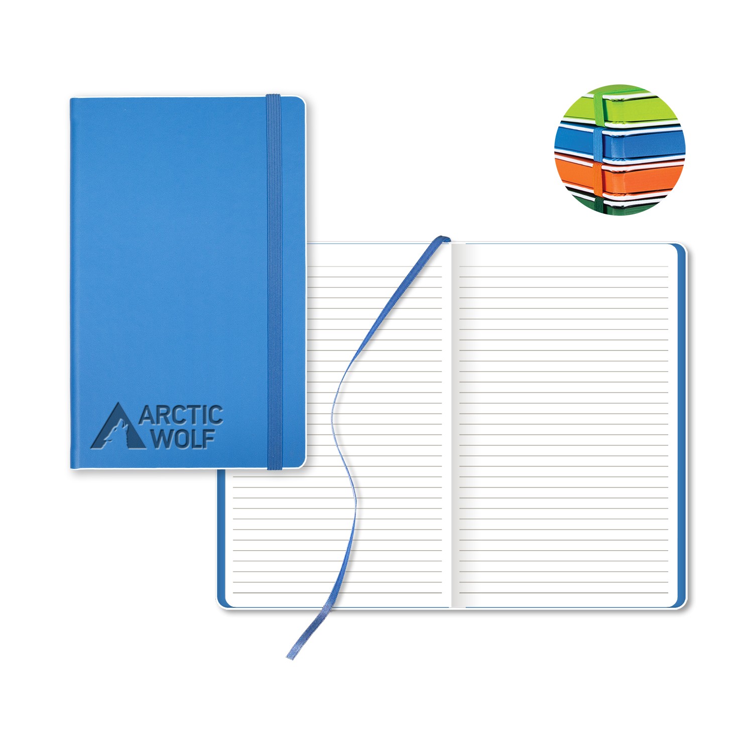 Picture of Castelli Color Laser Medio Lined White Page Journal