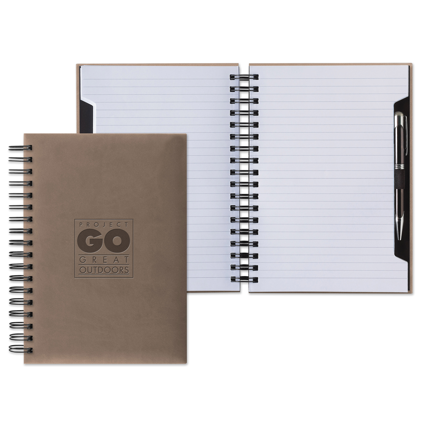 Picture of Castelli Tucson Scribe Wire Grande Lined White Page Journal