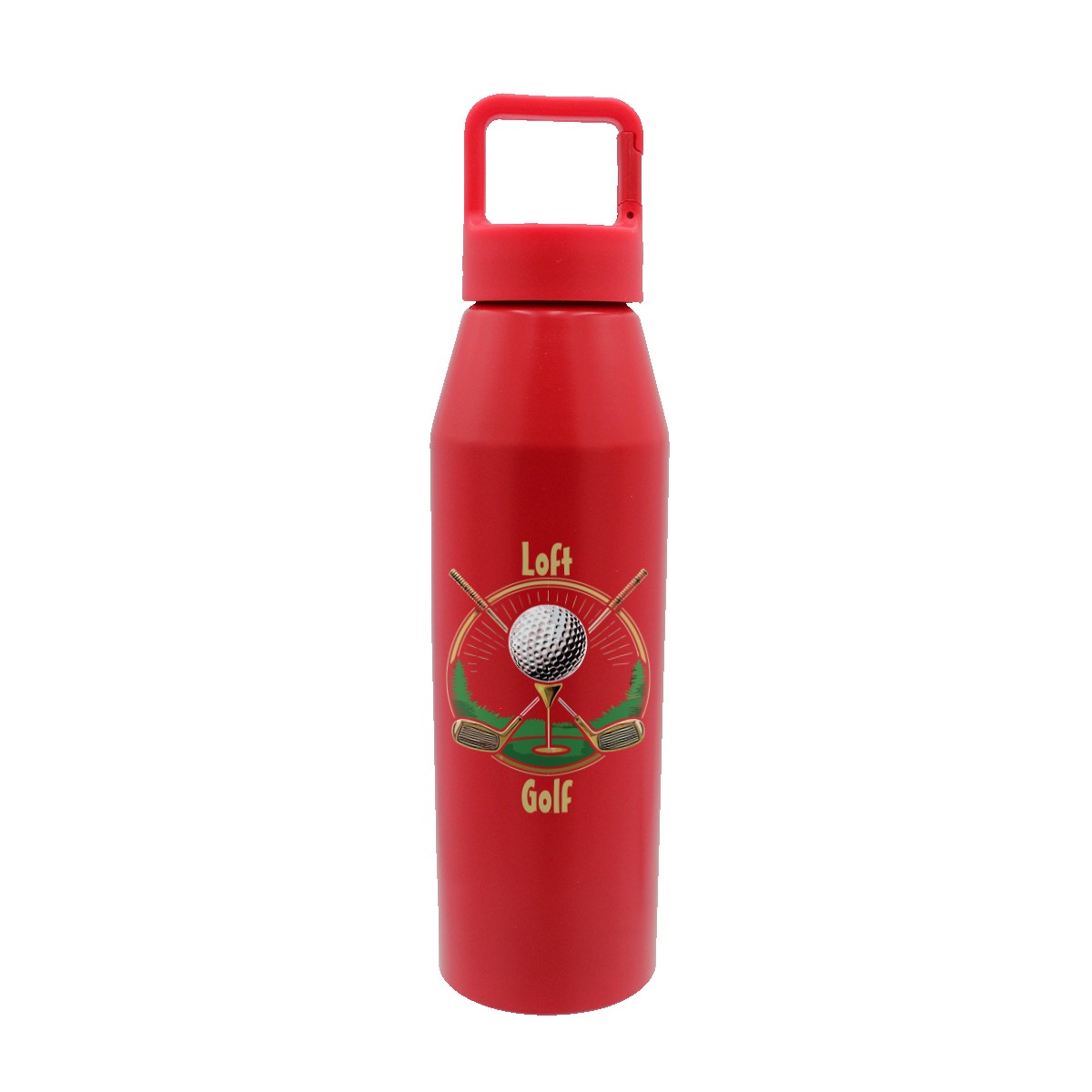 Picture of 25 oz. Recycled Aluminum Bottle with Carabiner Lid, Full Color Digital
